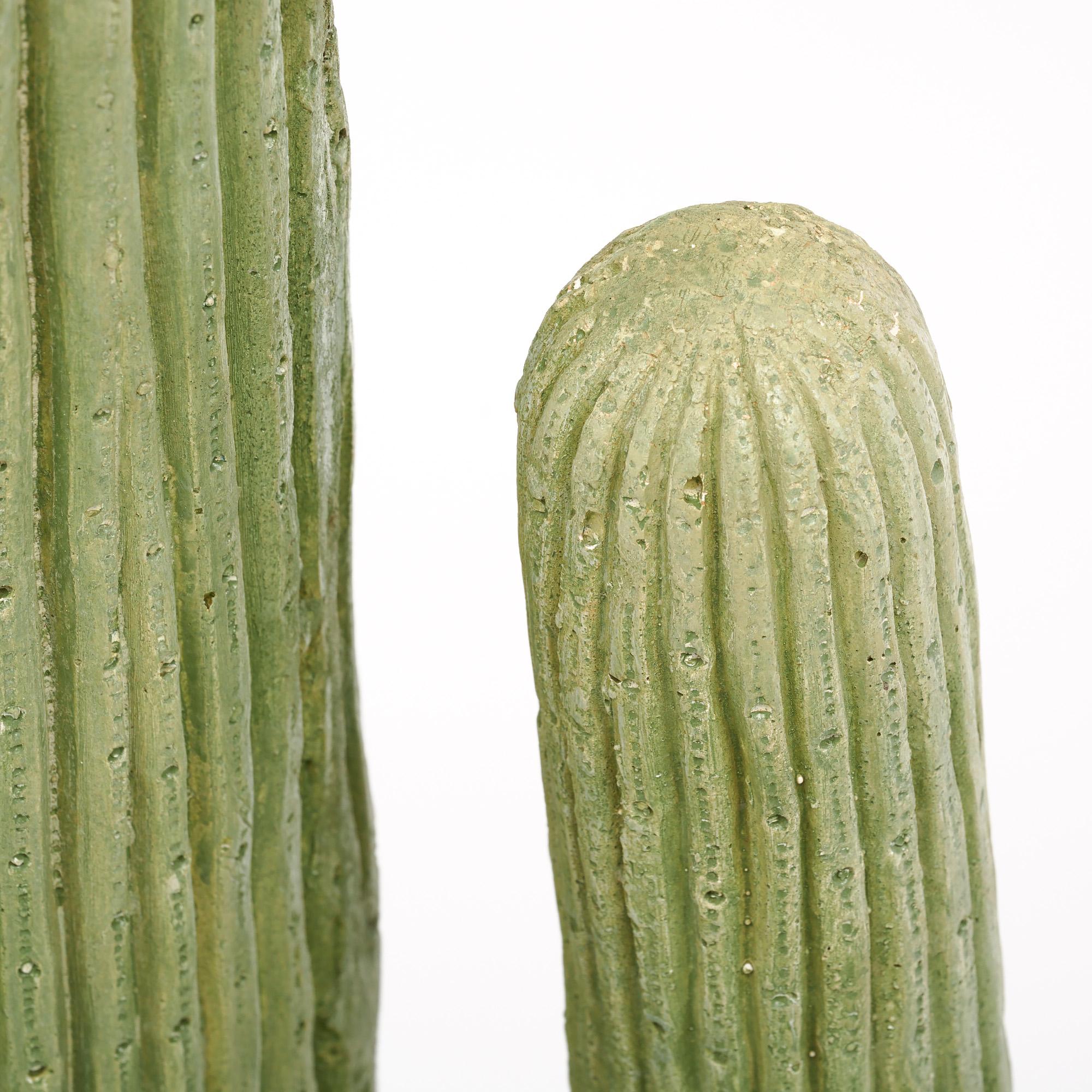 Intonaco Scultura di cactus vintage francese in vendita