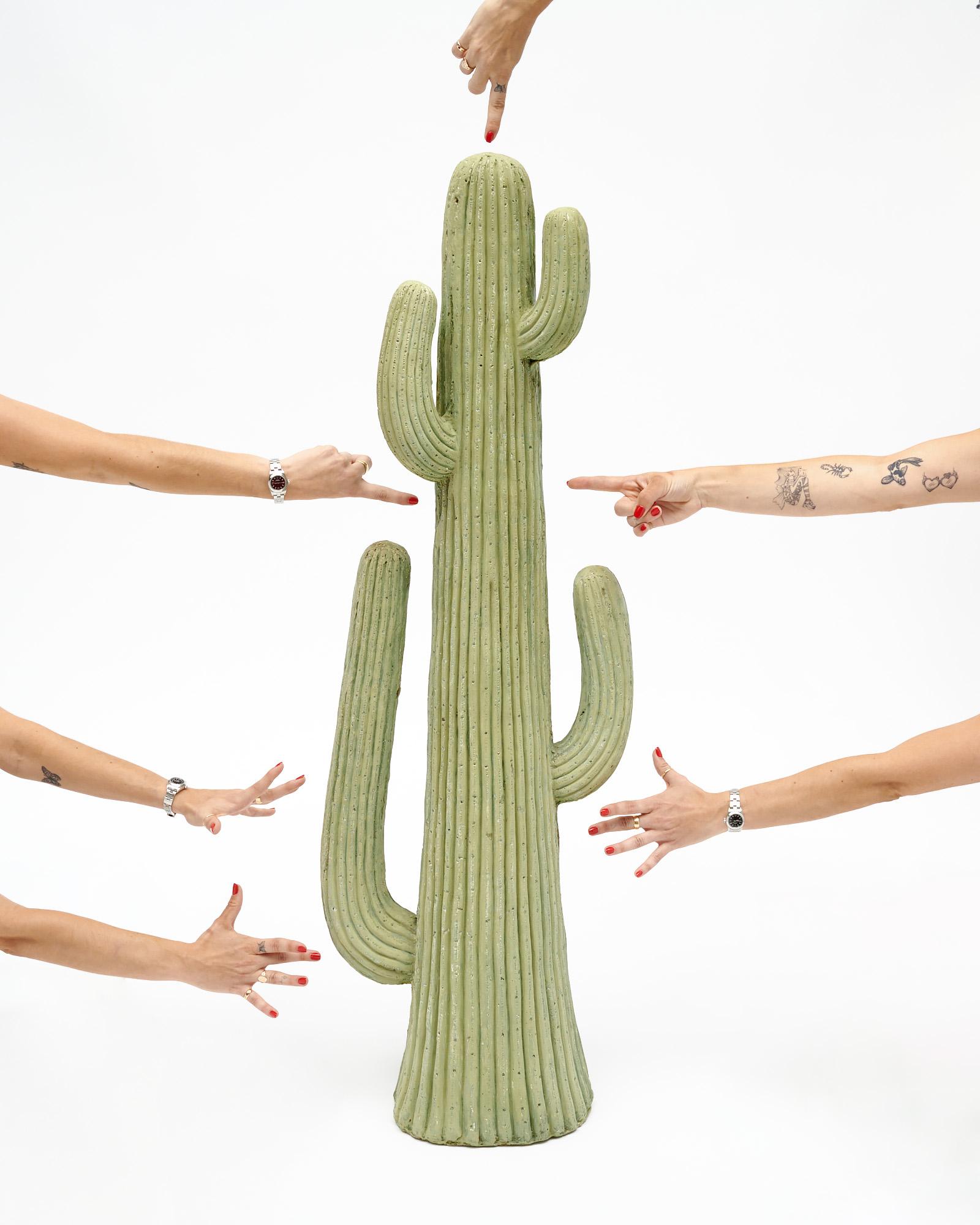 Scultura di cactus vintage francese in vendita 2