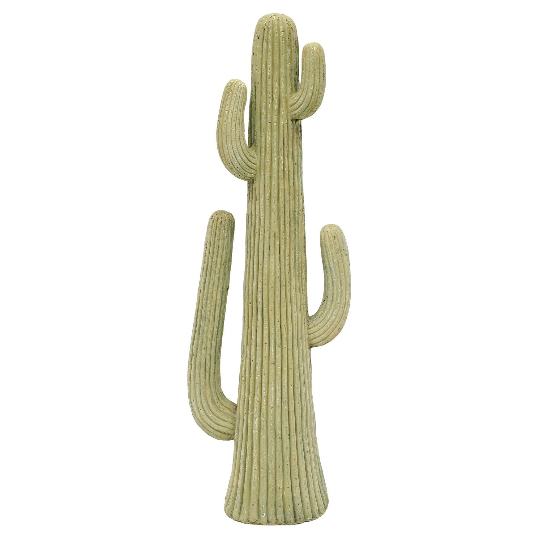 Sculpture de cactus vintage français