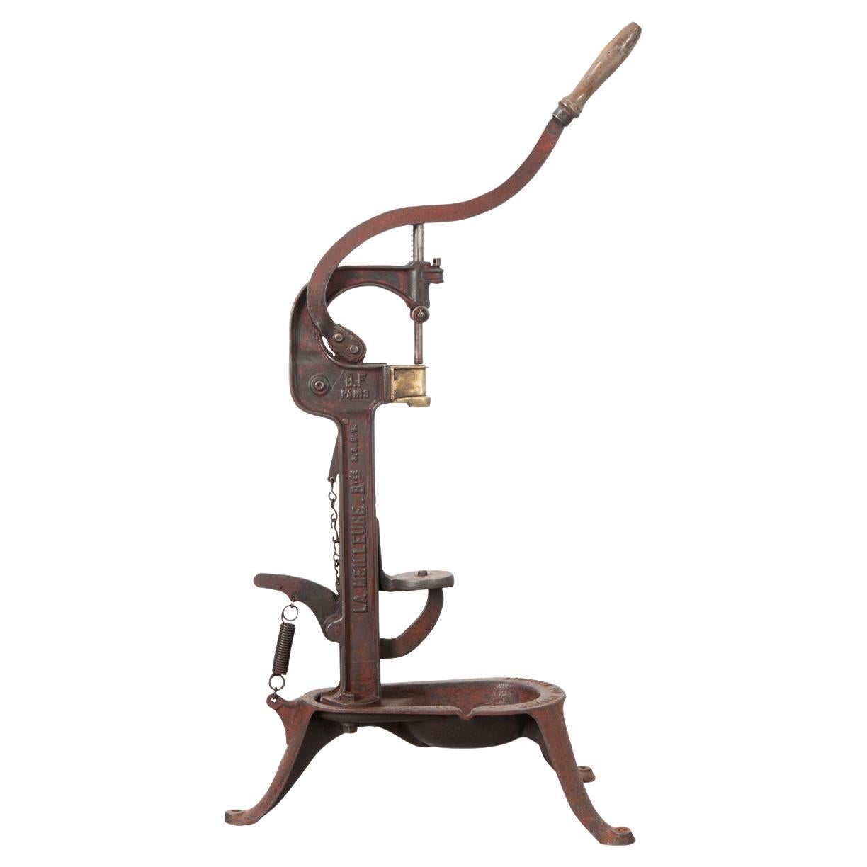 French 19th Century Wine Corker at 1stDibs