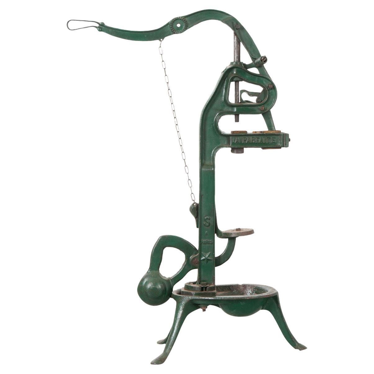 Tappatore per bottiglie di vino in ghisa francese vintage