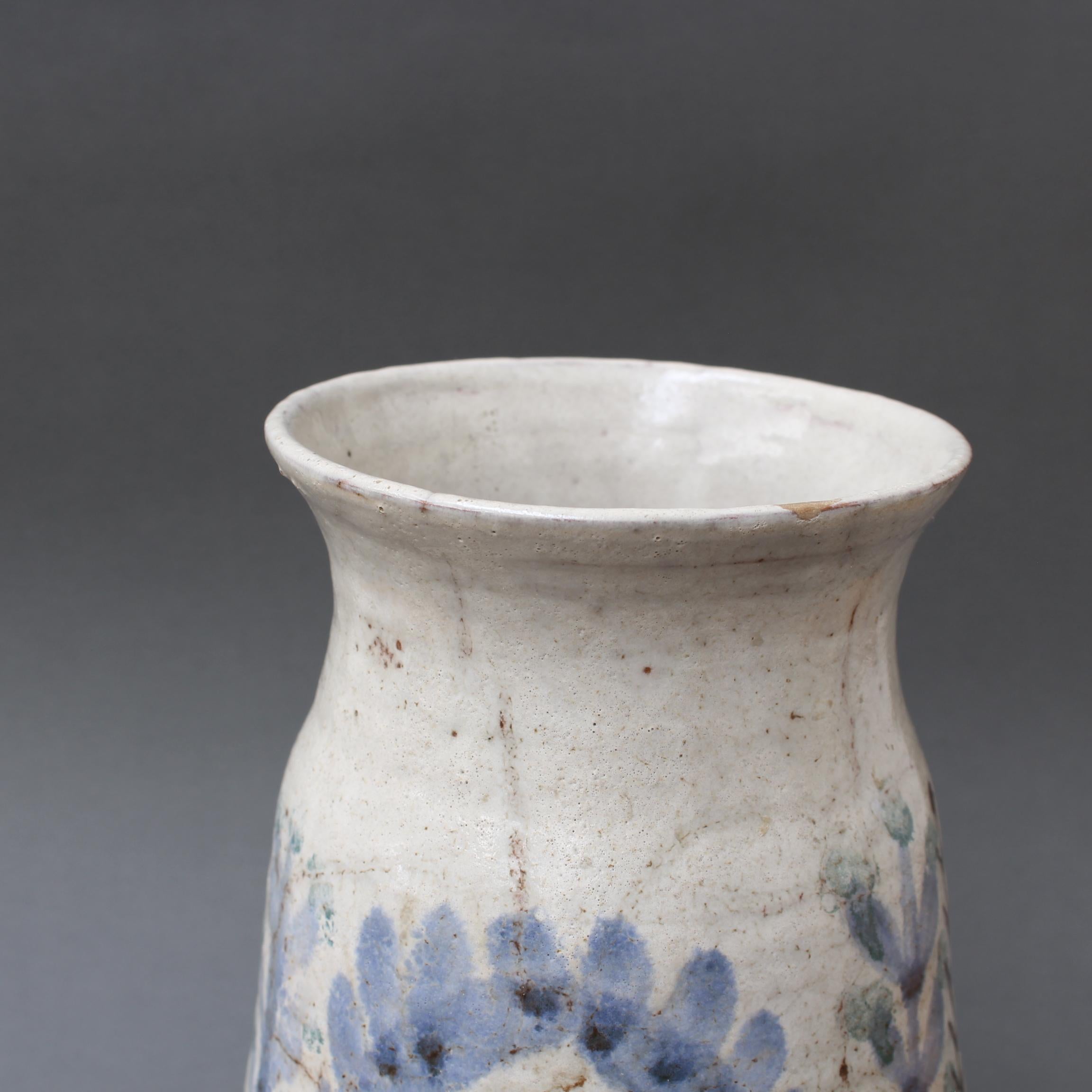 French Vintage Ceramic Flower Vase by Le Mûrier (circa 1960s) For Sale 8