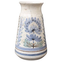 French Retro Ceramic Flower Vase by Le Mûrier (circa 1960s)