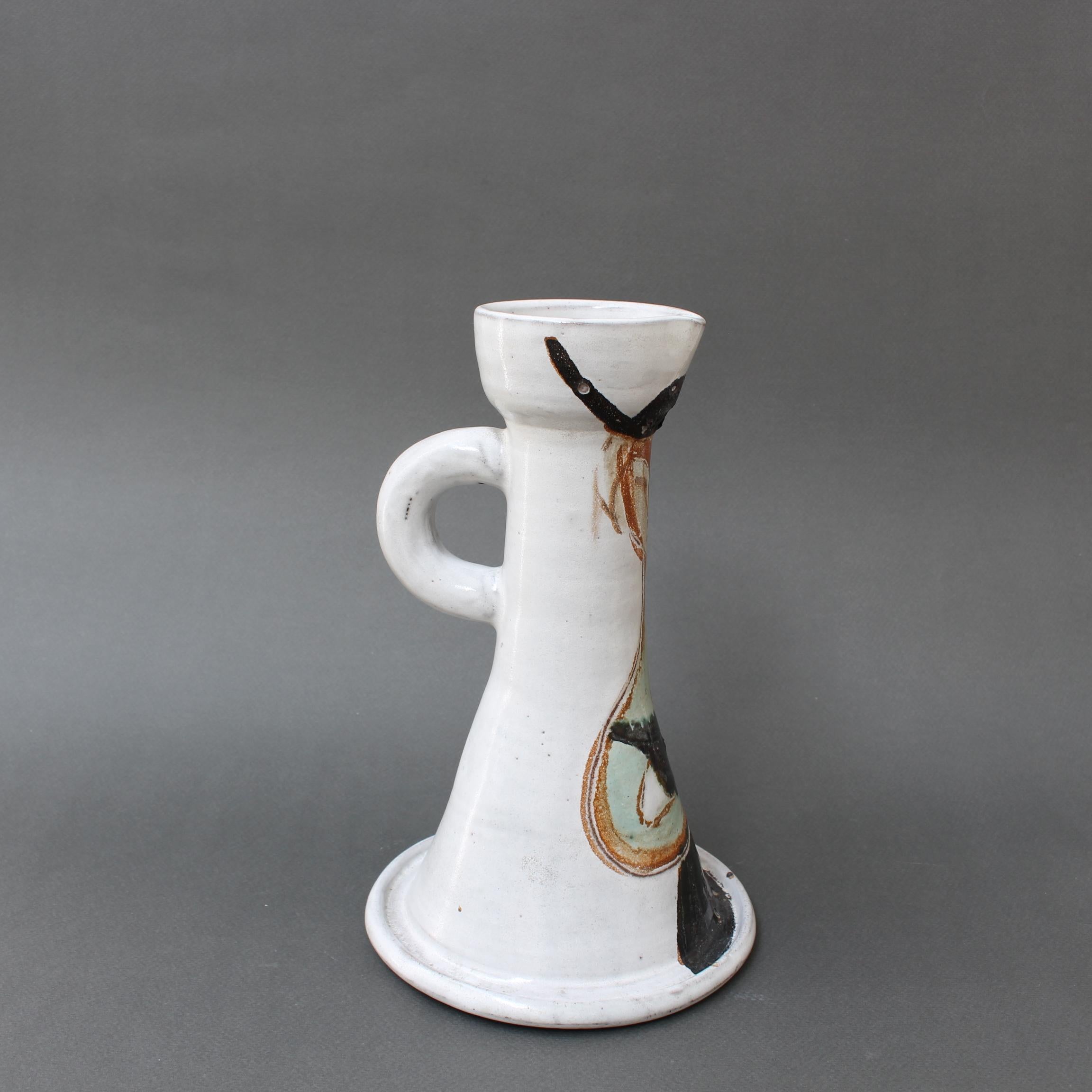 Mid-20th Century French Vintage Ceramic Lamp Base by Atelier du Grand Chêne 'circa 1950s' For Sale