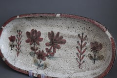 French Vintage Ceramic Tray by Gustave Reynaud / Le Mûrier - Large