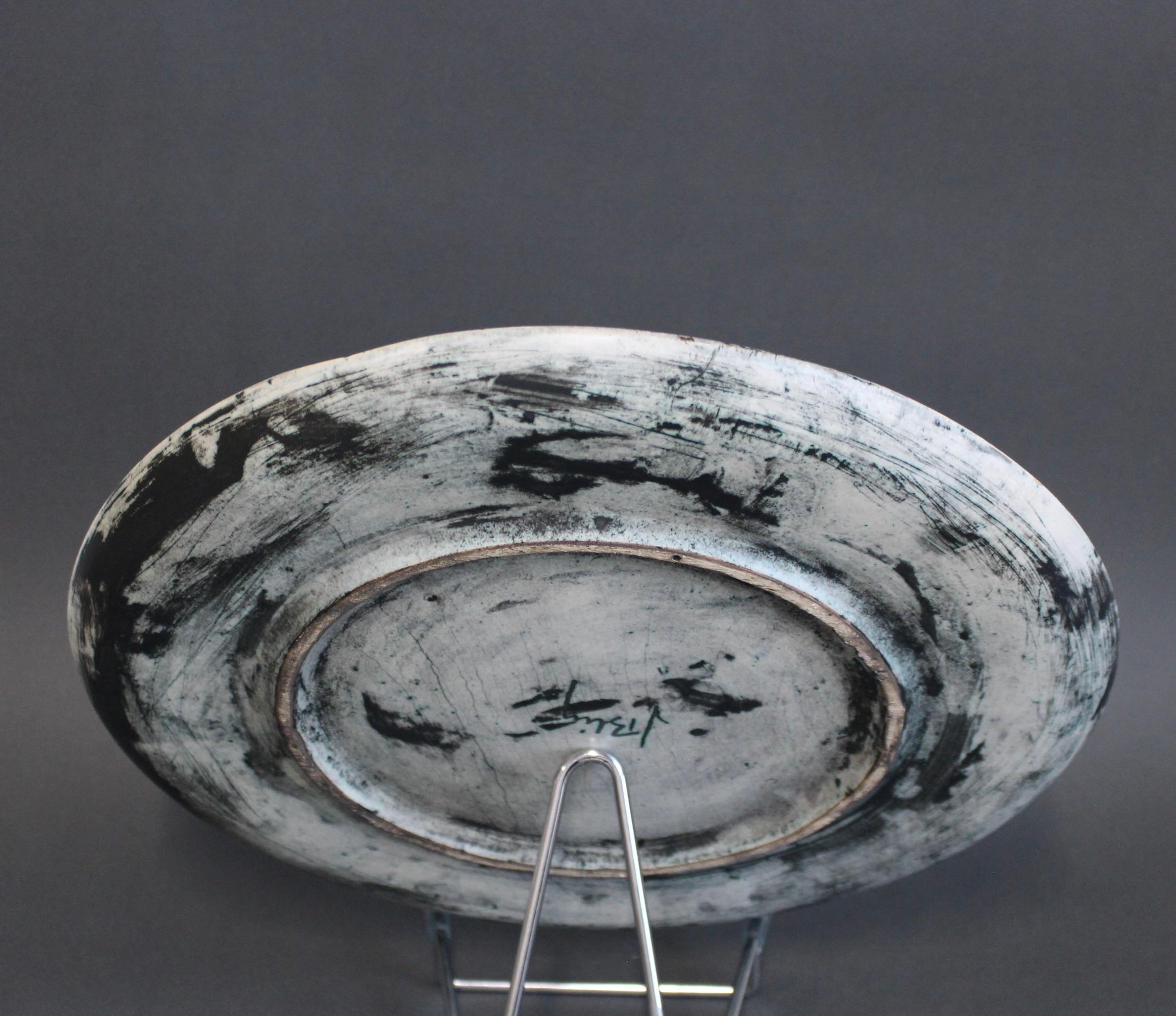 Plateau en céramique de Jacques Blin (circa 1950) en vente 1