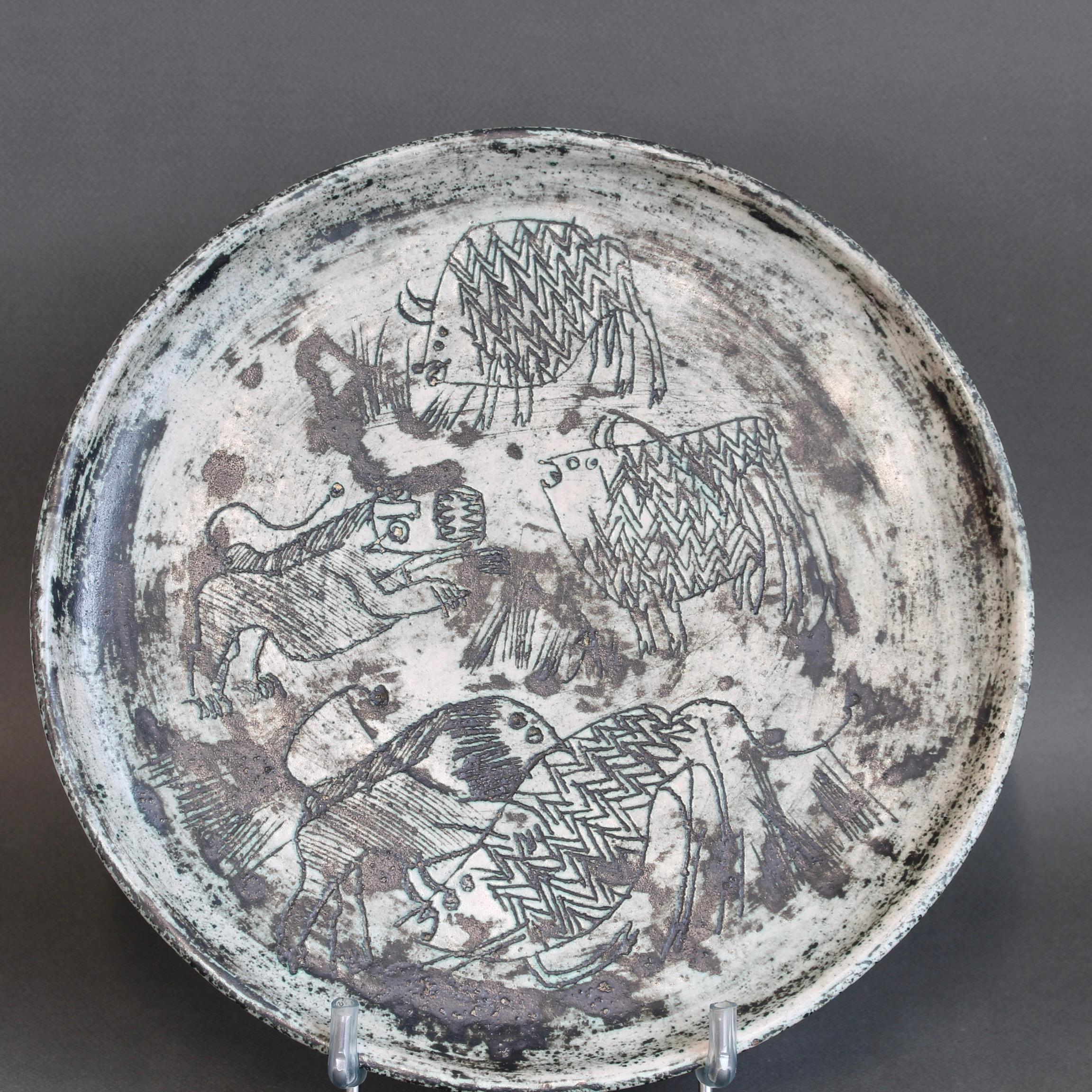 Plateau en céramique de Jacques Blin (circa 1950) en vente 3