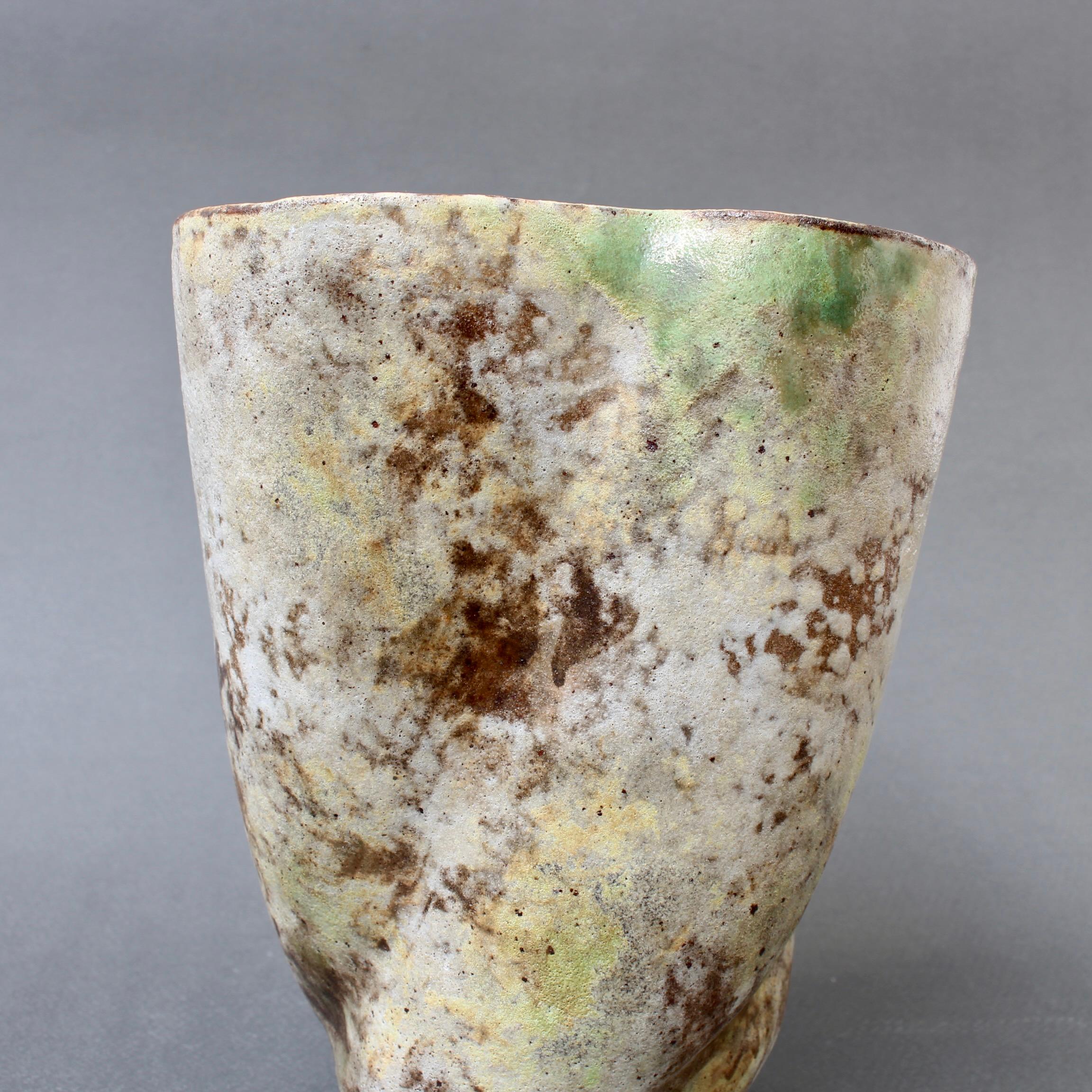French Vintage Ceramic Vase by Alexandre Kostanda 'circa 1960s' 9