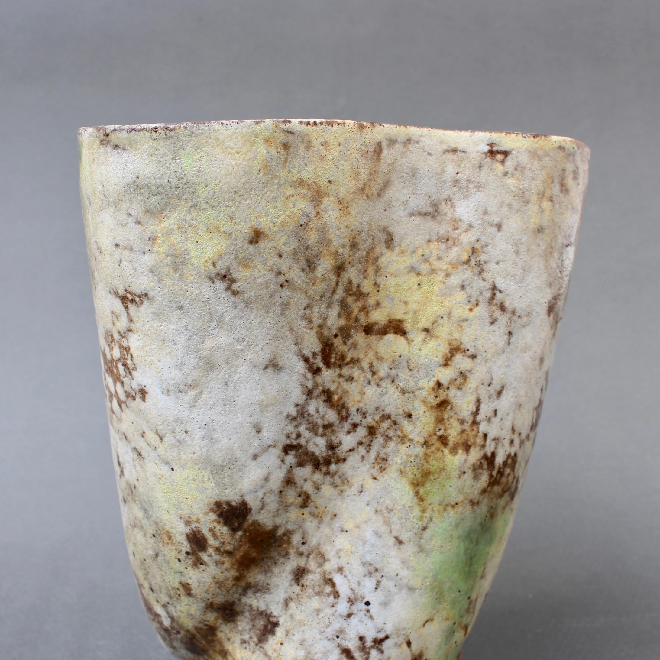 French Vintage Ceramic Vase by Alexandre Kostanda 'circa 1960s' 10