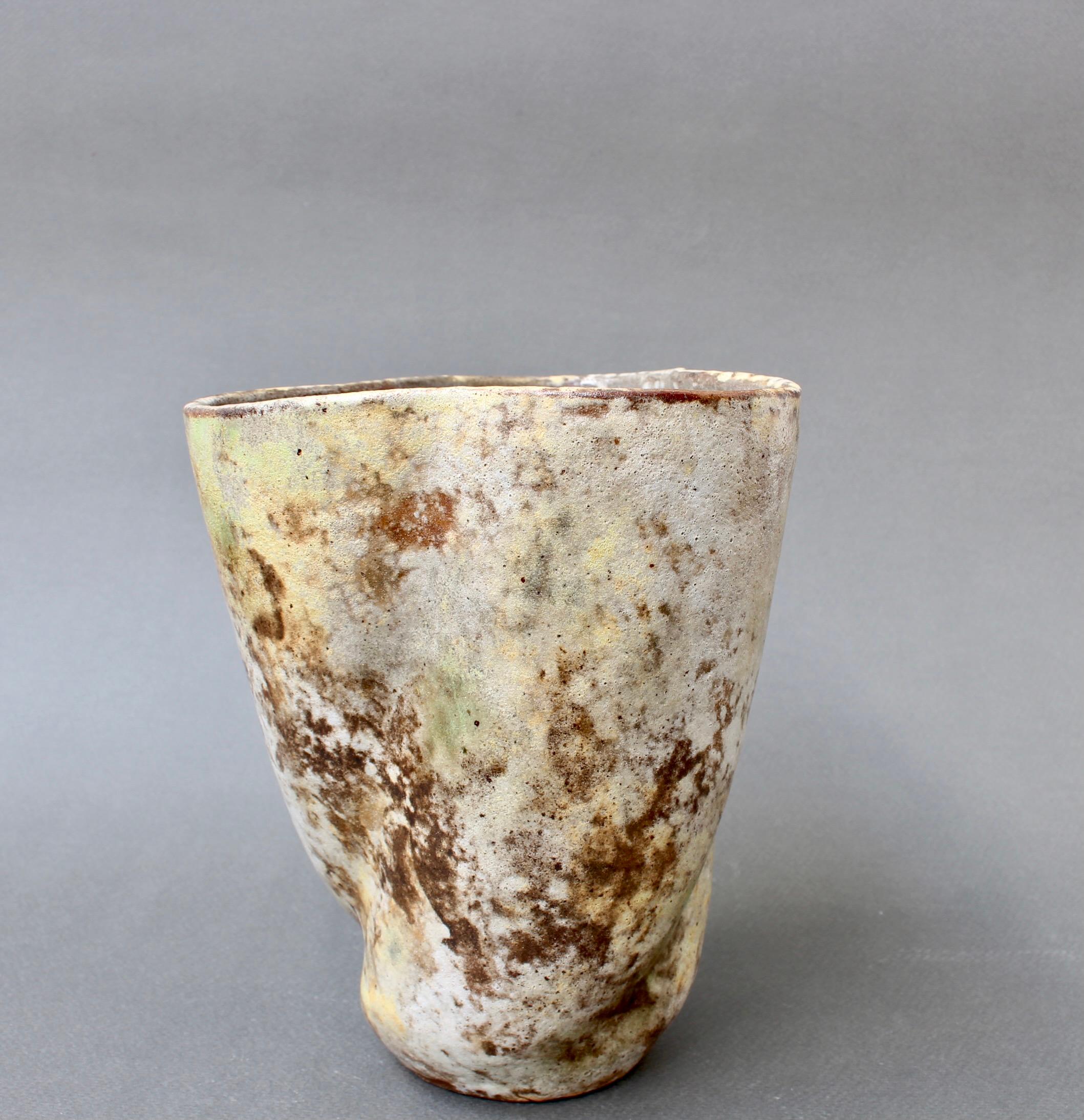 French Vintage Ceramic Vase by Alexandre Kostanda 'circa 1960s' In Good Condition In London, GB