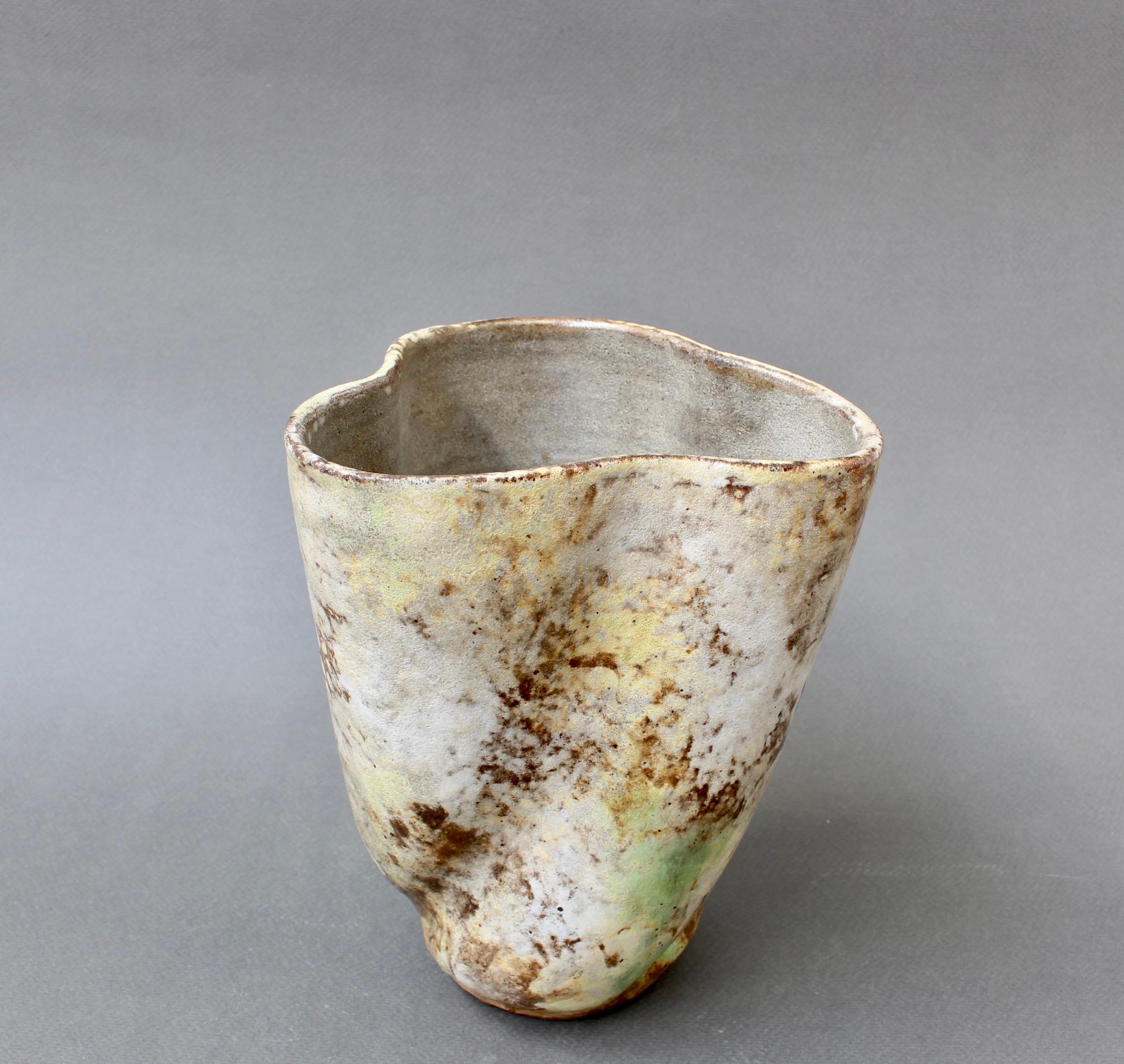 French Vintage Ceramic Vase by Alexandre Kostanda 'circa 1960s' 3