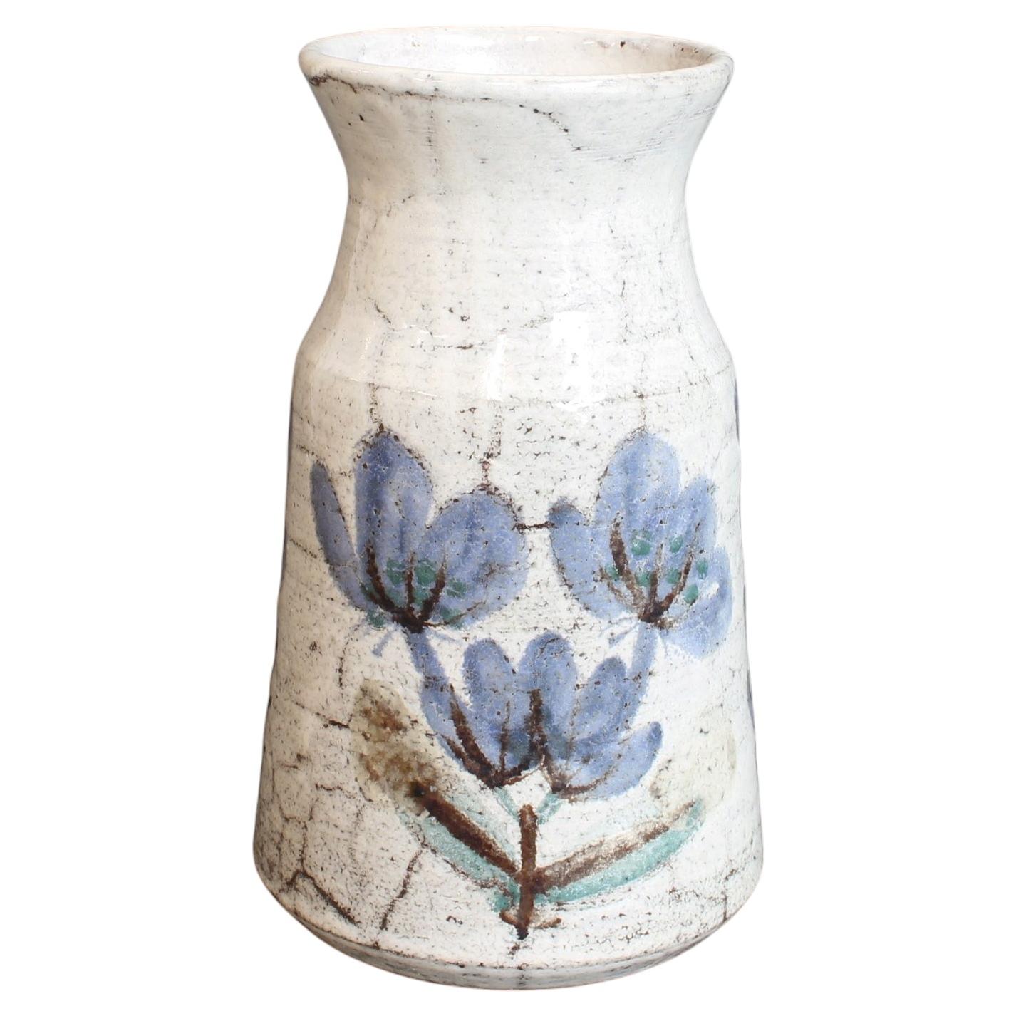 Französische Vintage-Keramikvase von Gustave Reynaud / Le Mûrier