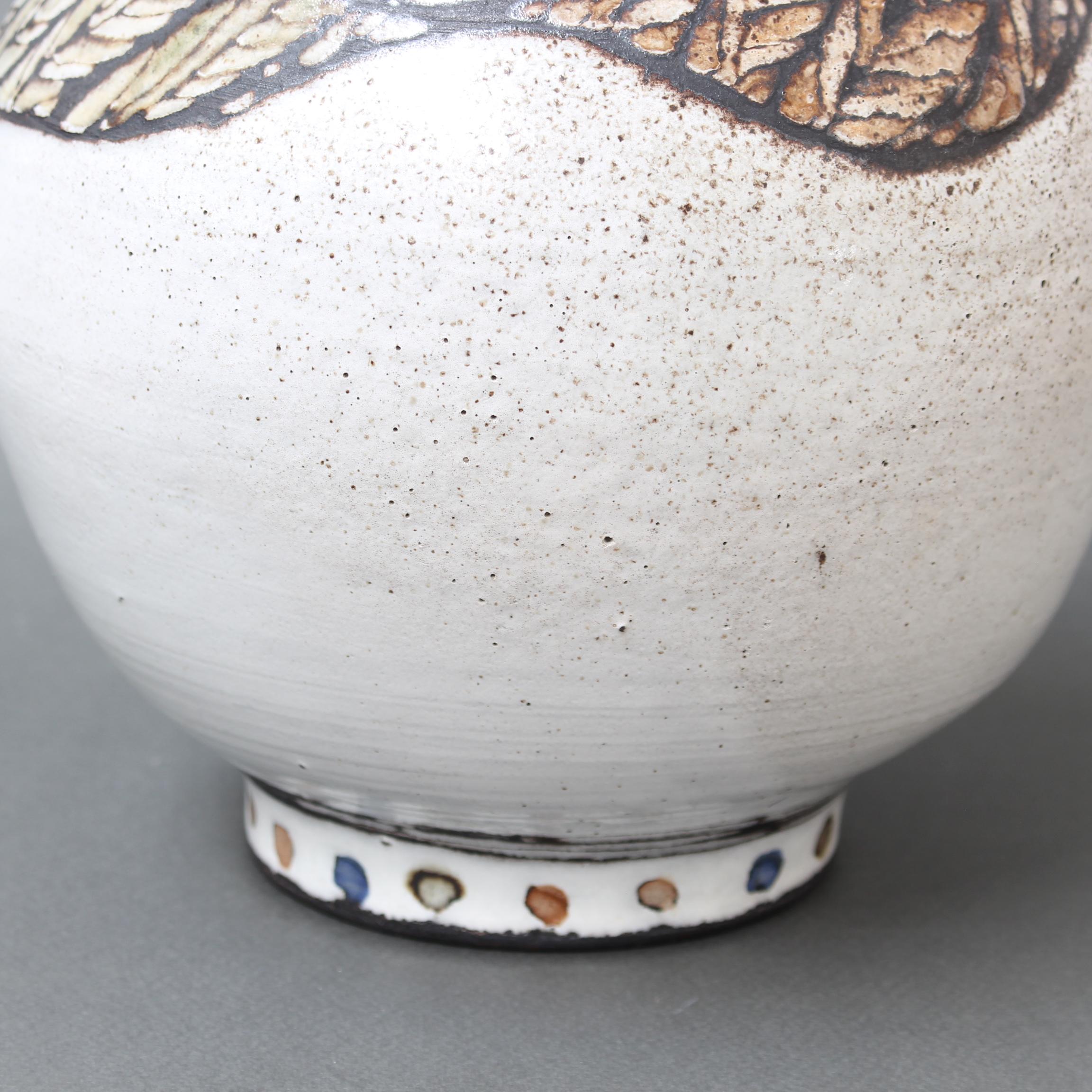 French Vintage Ceramic Vase by Paul Quéré 'circa 1970s' For Sale 3
