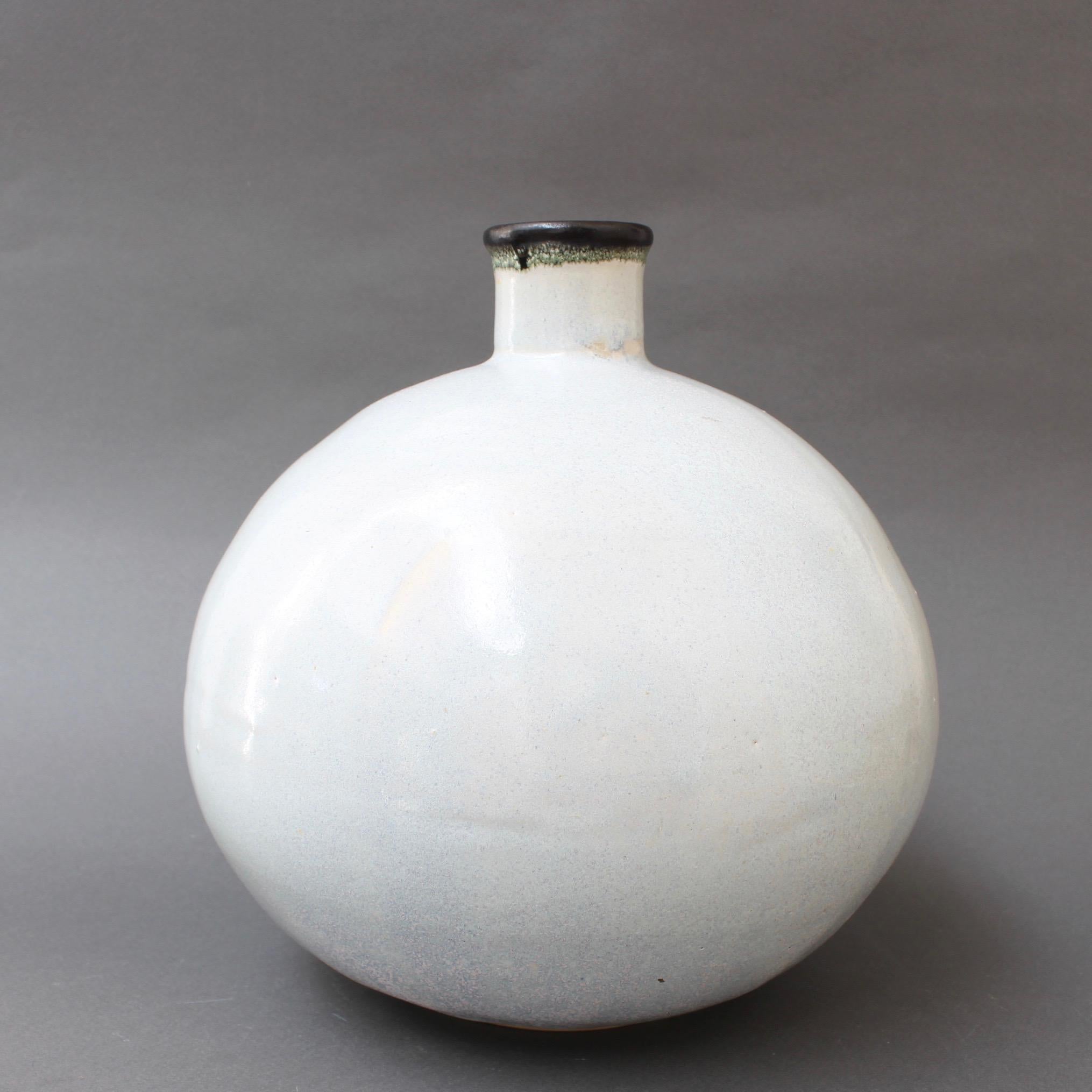 French Vintage Ceramic Vase, circa 1970s In Good Condition In London, GB