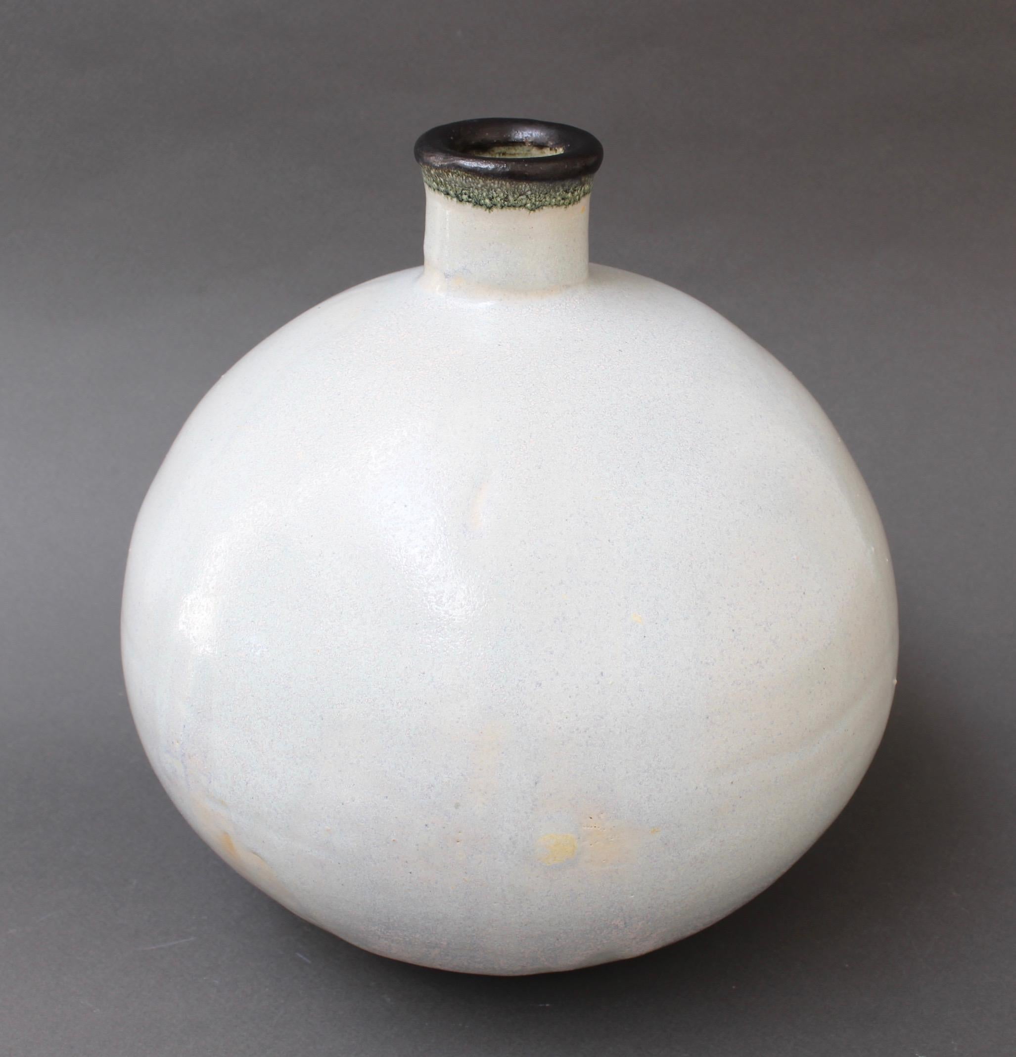 French Vintage Ceramic Vase, circa 1970s 4