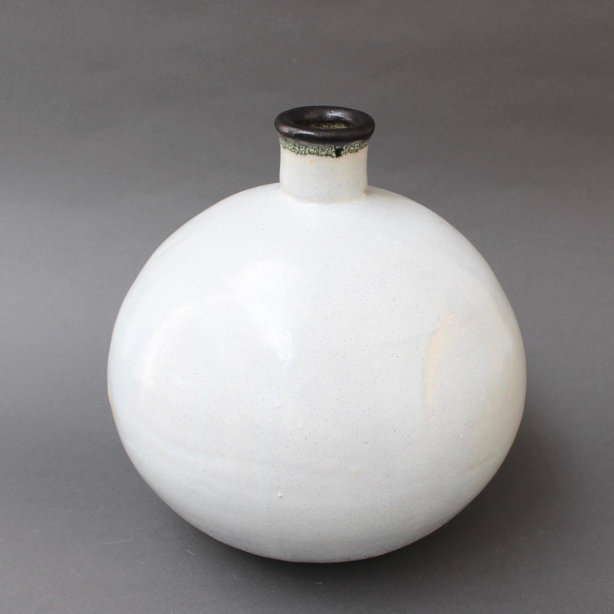 French Vintage Ceramic Vase, circa 1970s 5