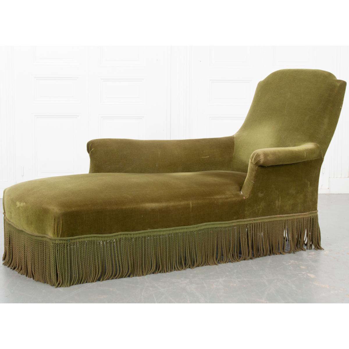chaise lounge with fringe