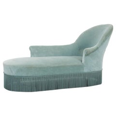 Chaise française vintage avec frange