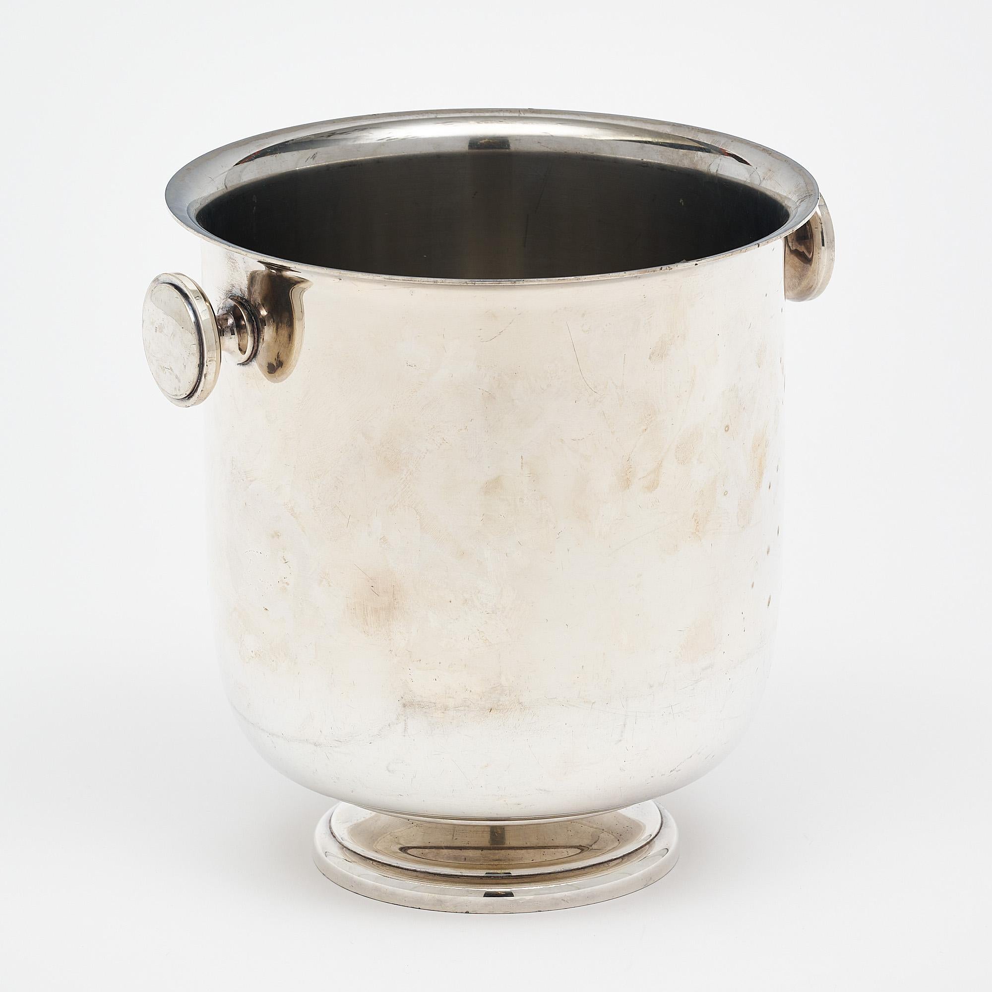 Mid-20th Century French Vintage Champagne Bucket and Stand