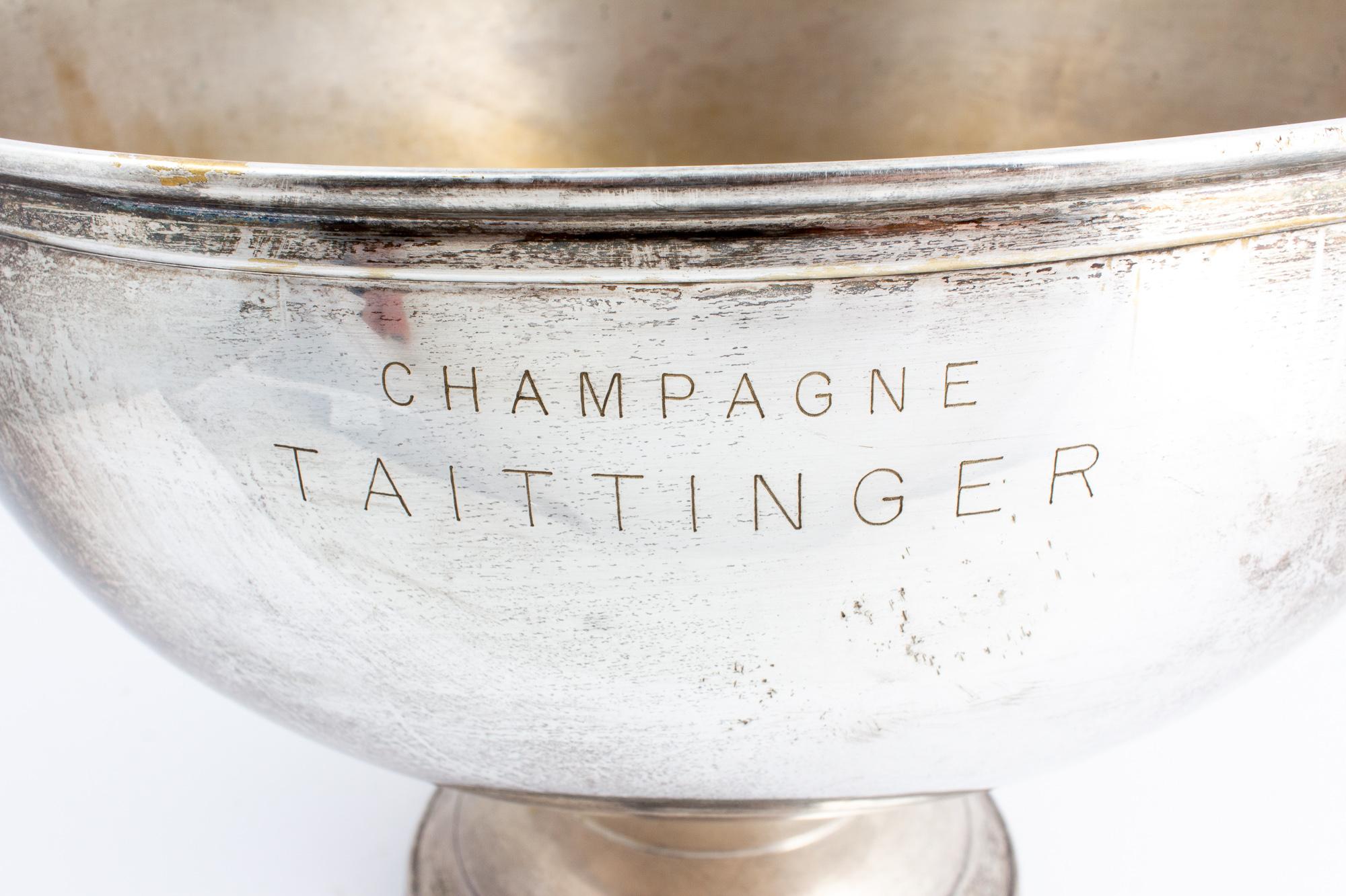 Art Deco French Vintage Champagne Cooler from Taittinger House