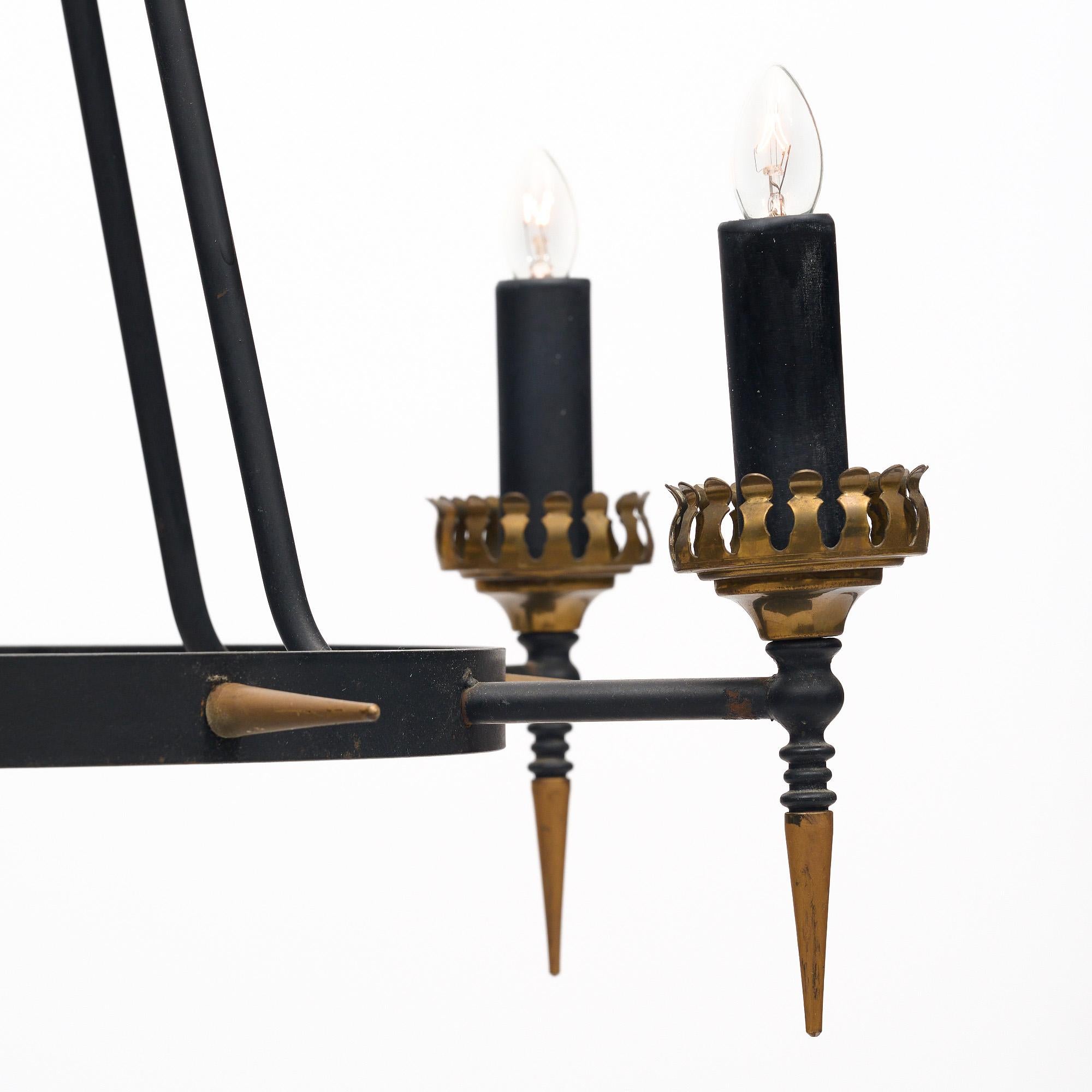 Mid-20th Century French Vintage Chandelier