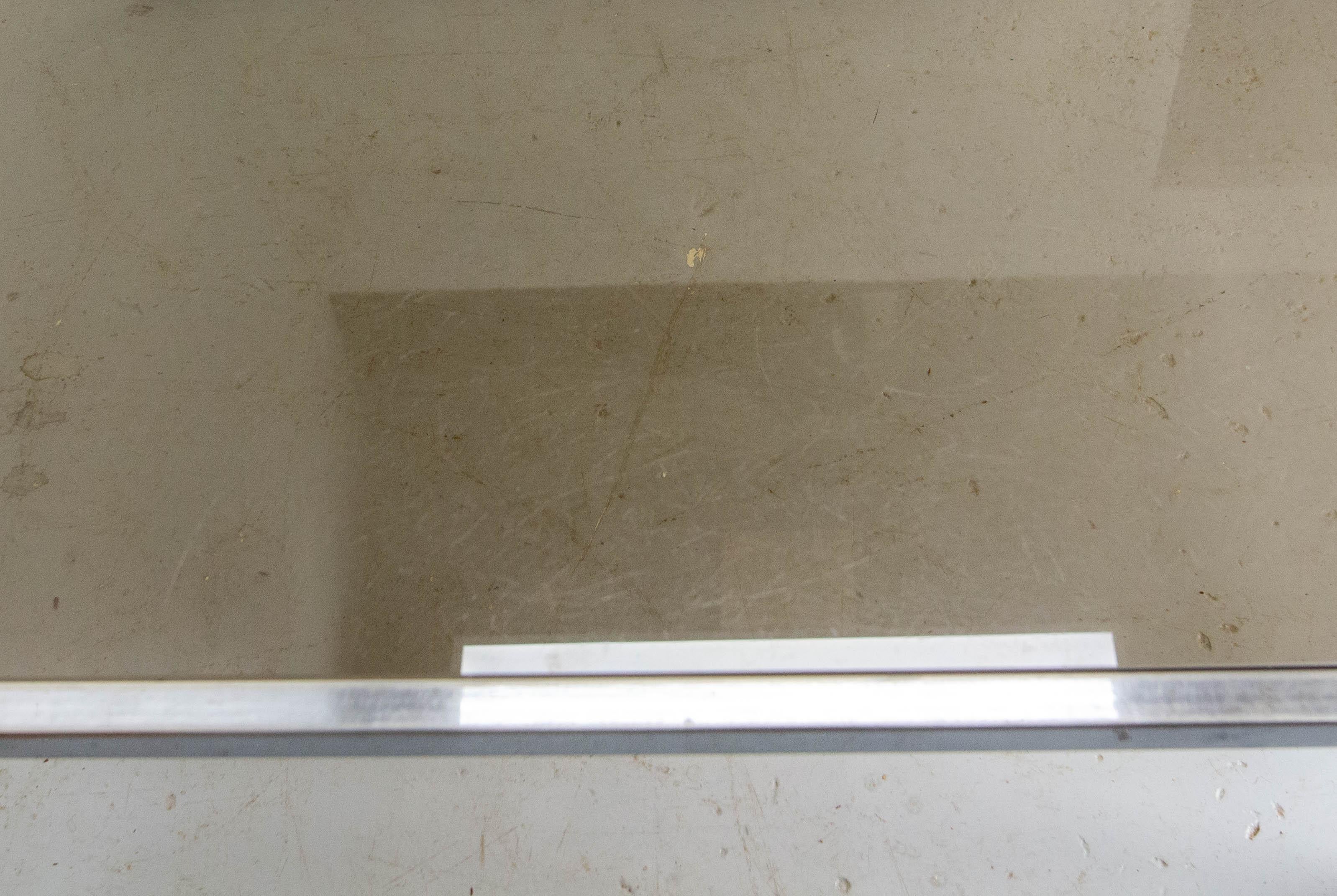 Verre fumé Table basse française vintage, chrome et verre fumé, circa 1970 en vente