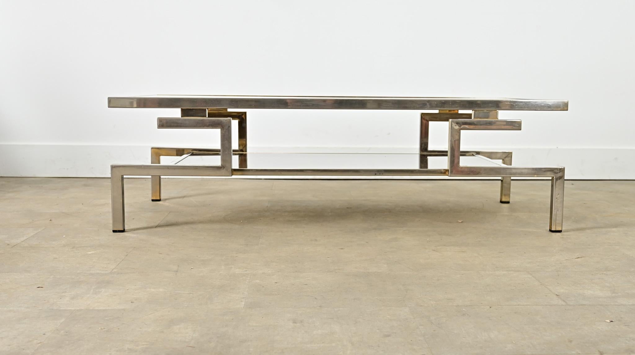 Other French Vintage Coffee Table in the Manner of Guy Lefèvre For Sale