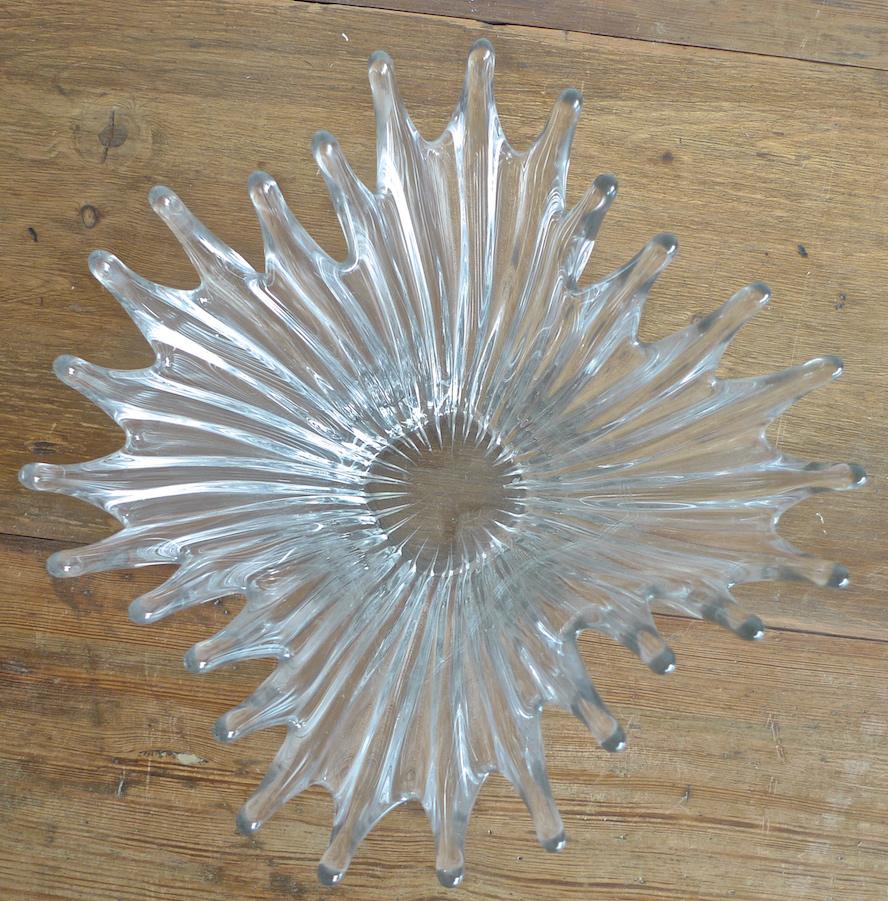 French Vintage Crystal Bowl For Sale 1