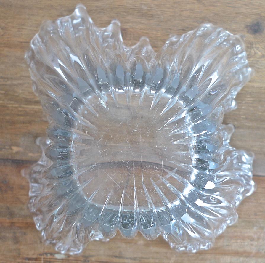 French Vintage Crystal Bowl For Sale 2