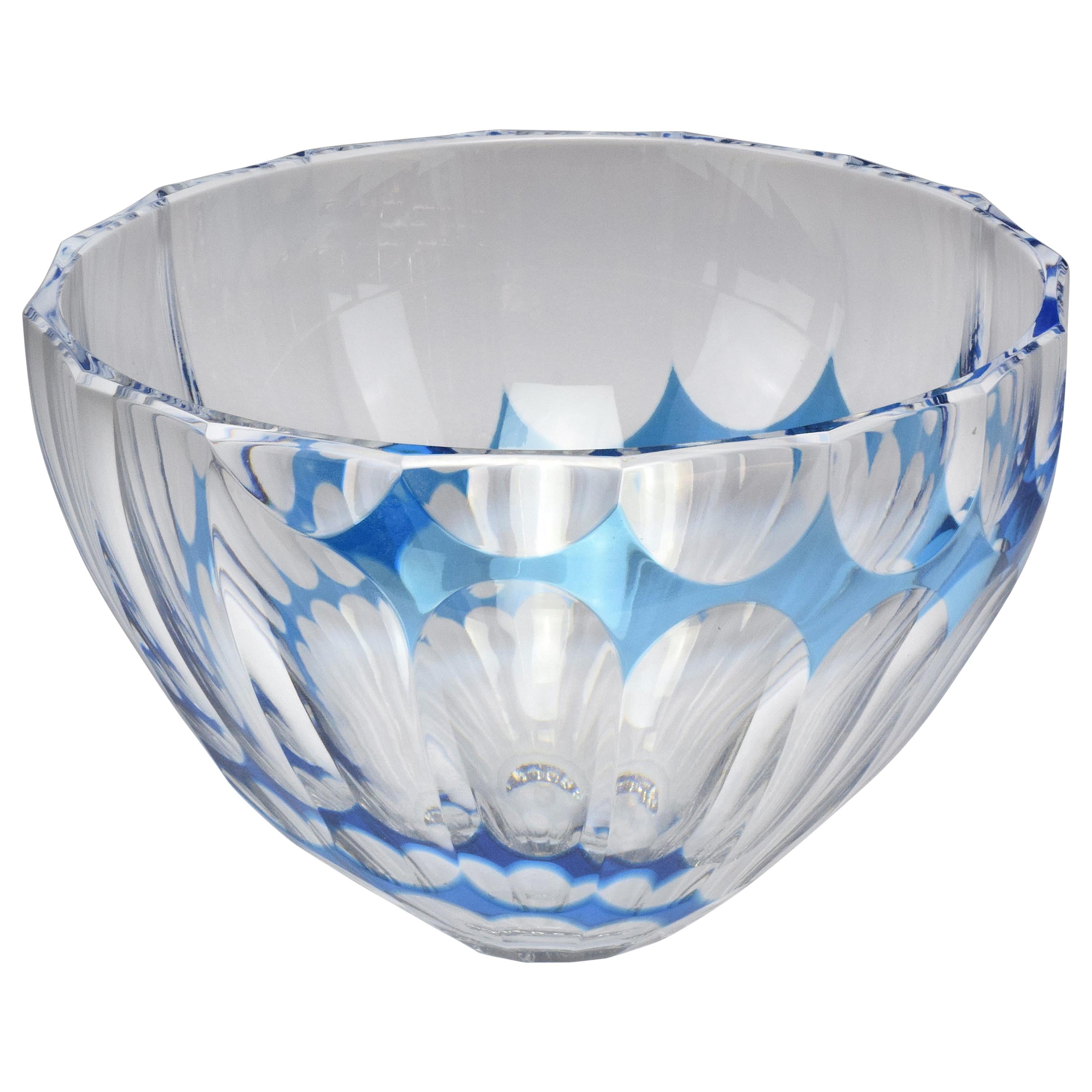 French Vintage Crystal Bowl or Centerpiece by Saint Louis, 1960-1970