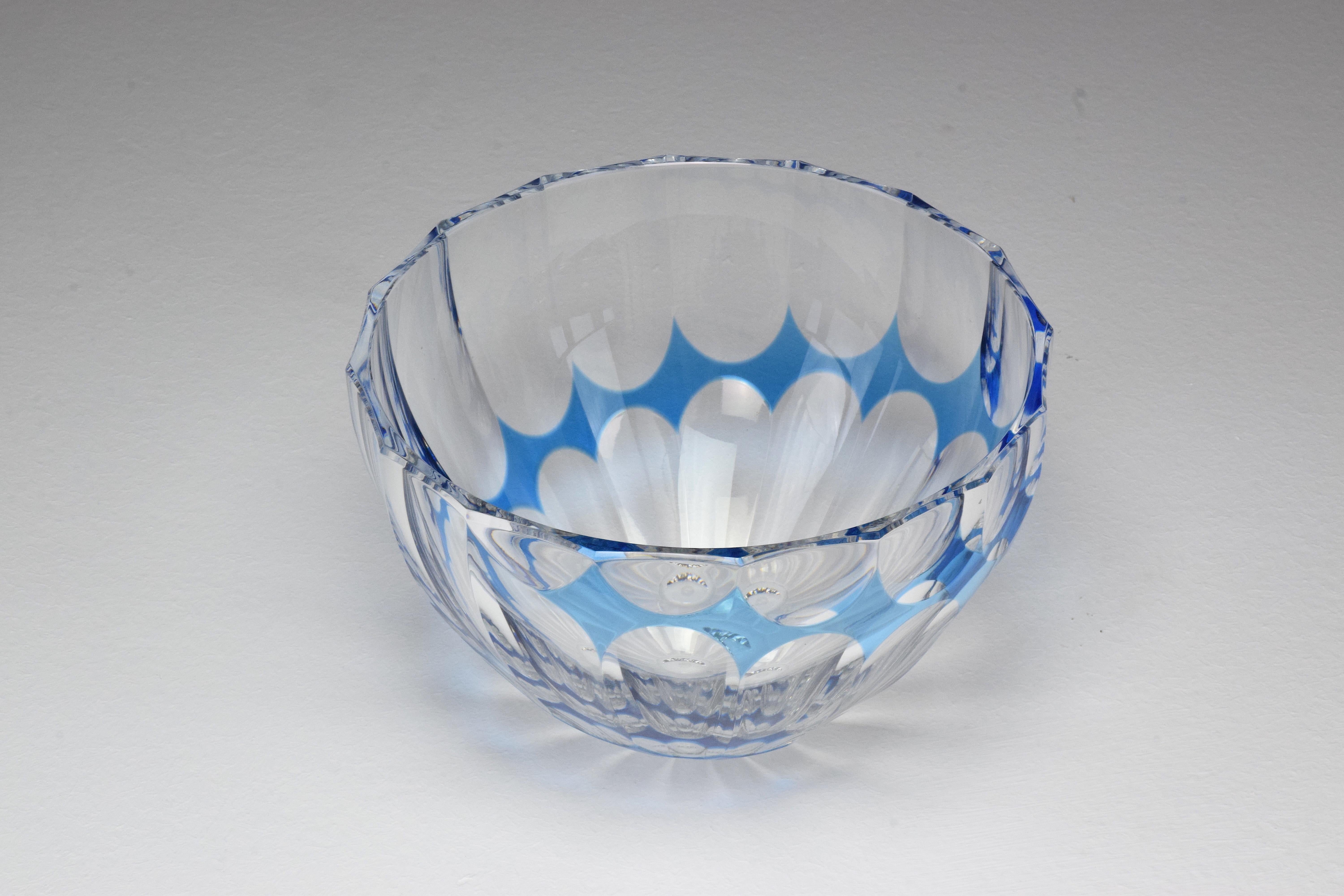 French Vintage Crystal Bowl or Centerpiece by Saint Louis, 1960-1970 3