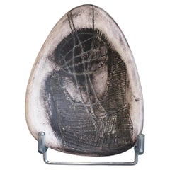 Dekorative französische Vintage-Keramikschale von Jacques Blin (ca. 1950er Jahre)