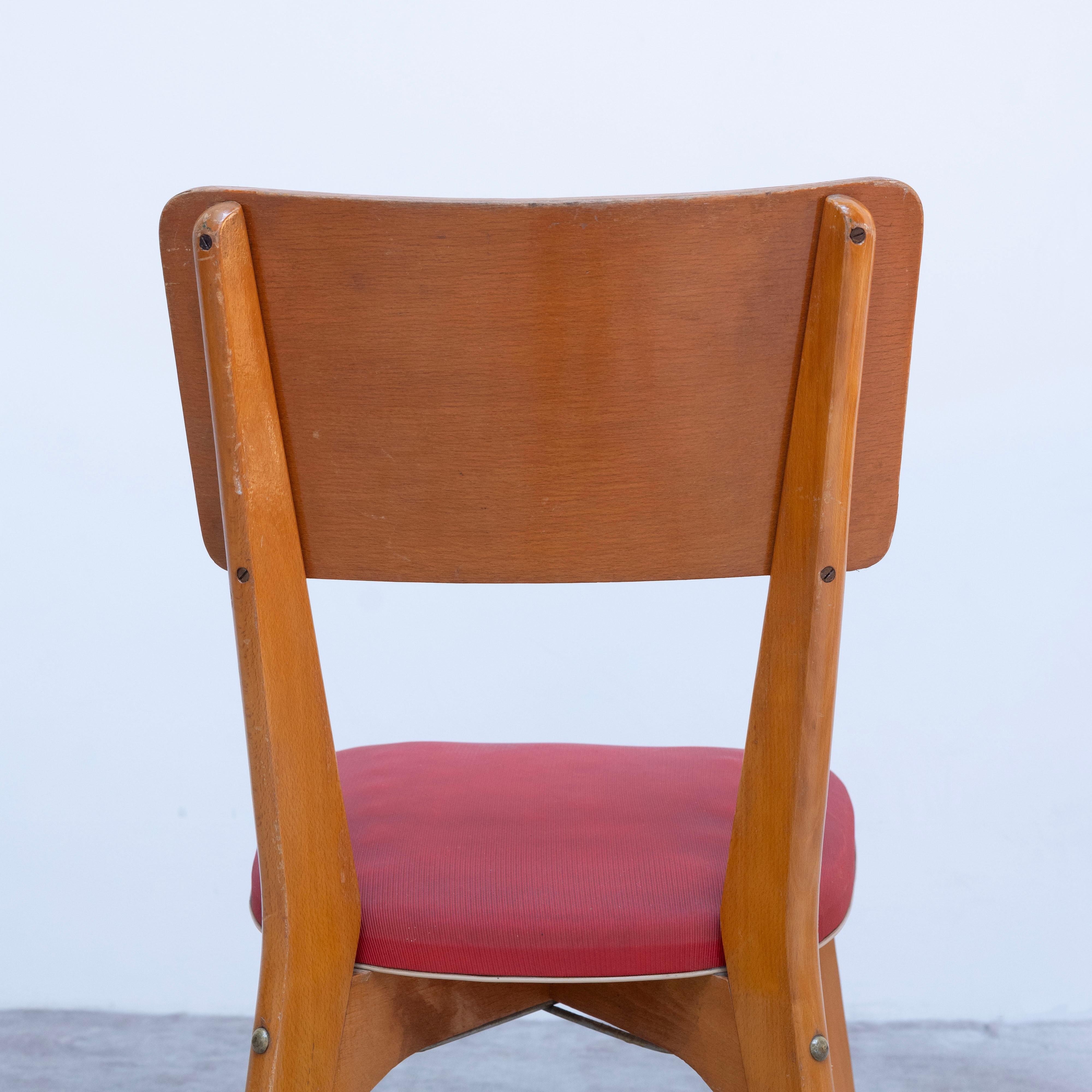 French vintage dining chair, 1980s  For Sale 5