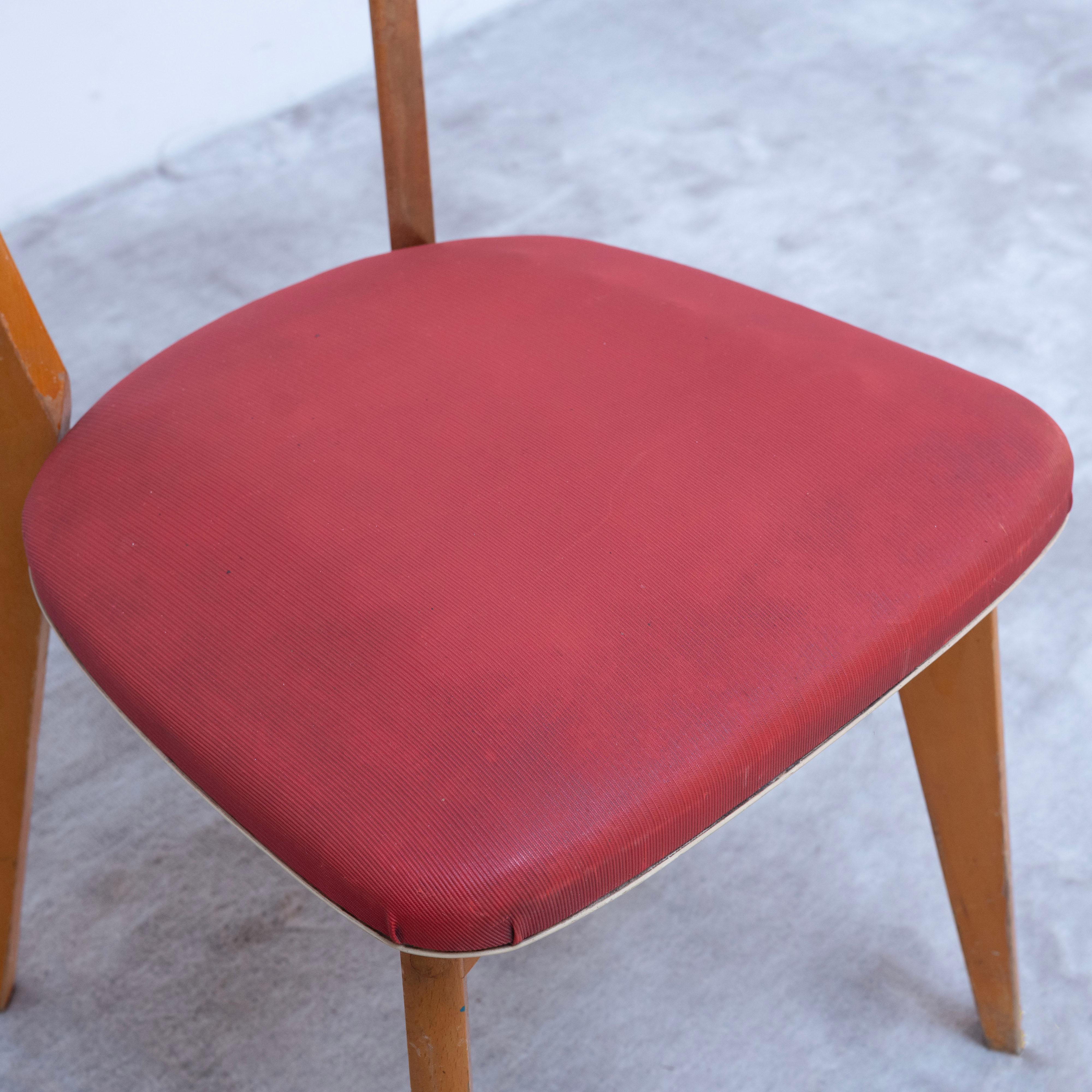 French vintage dining chair, 1980s  For Sale 4