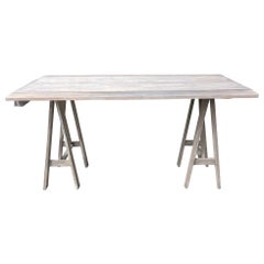 French Vintage Drop-Leaf Table