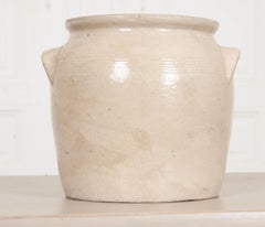 French Vintage Earthenware Crock
