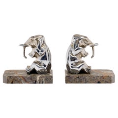 Fermalibri Elefante Vintage Francese