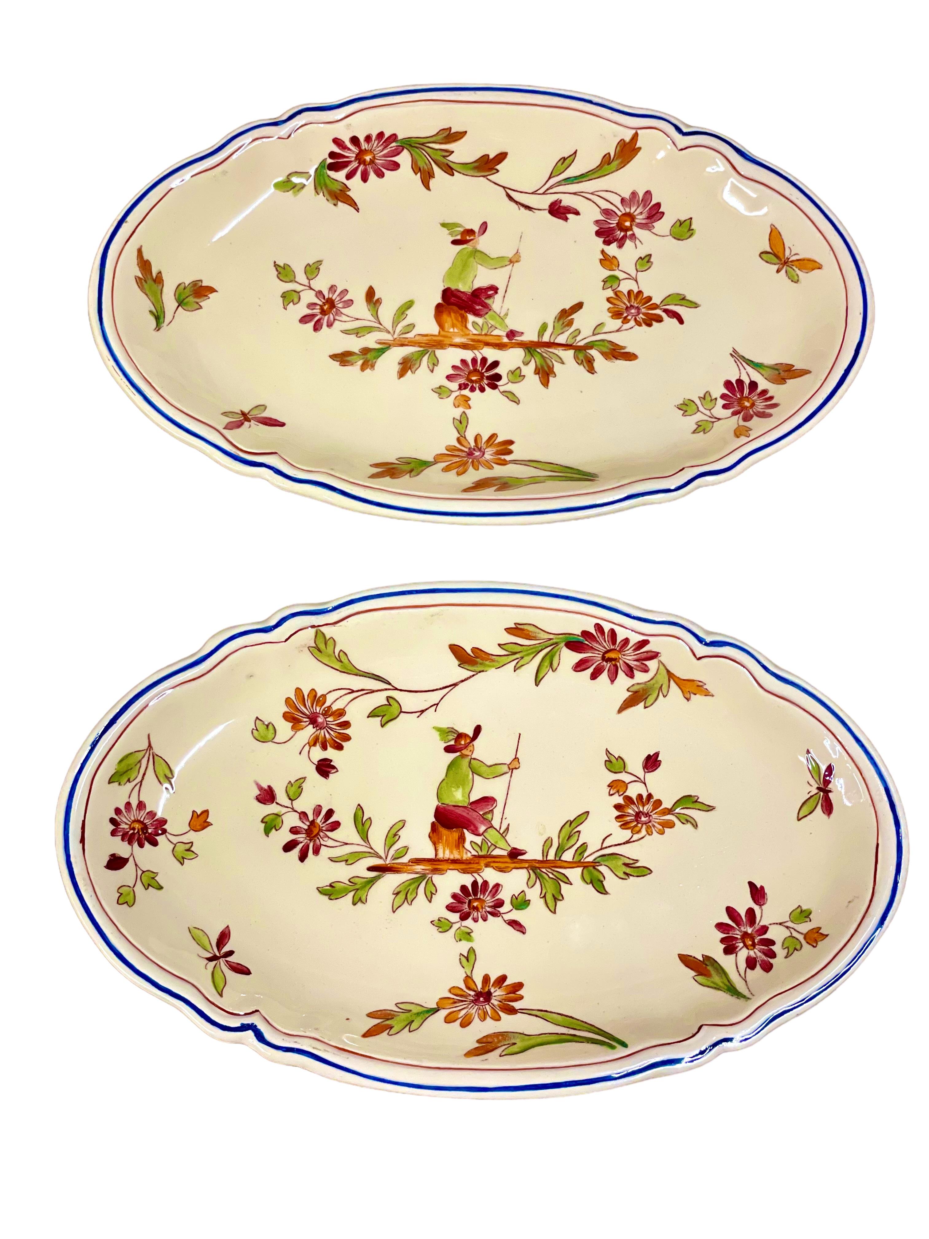 Moustiers by Longchamp French Faience Dinner Service for 12  For Sale 2
