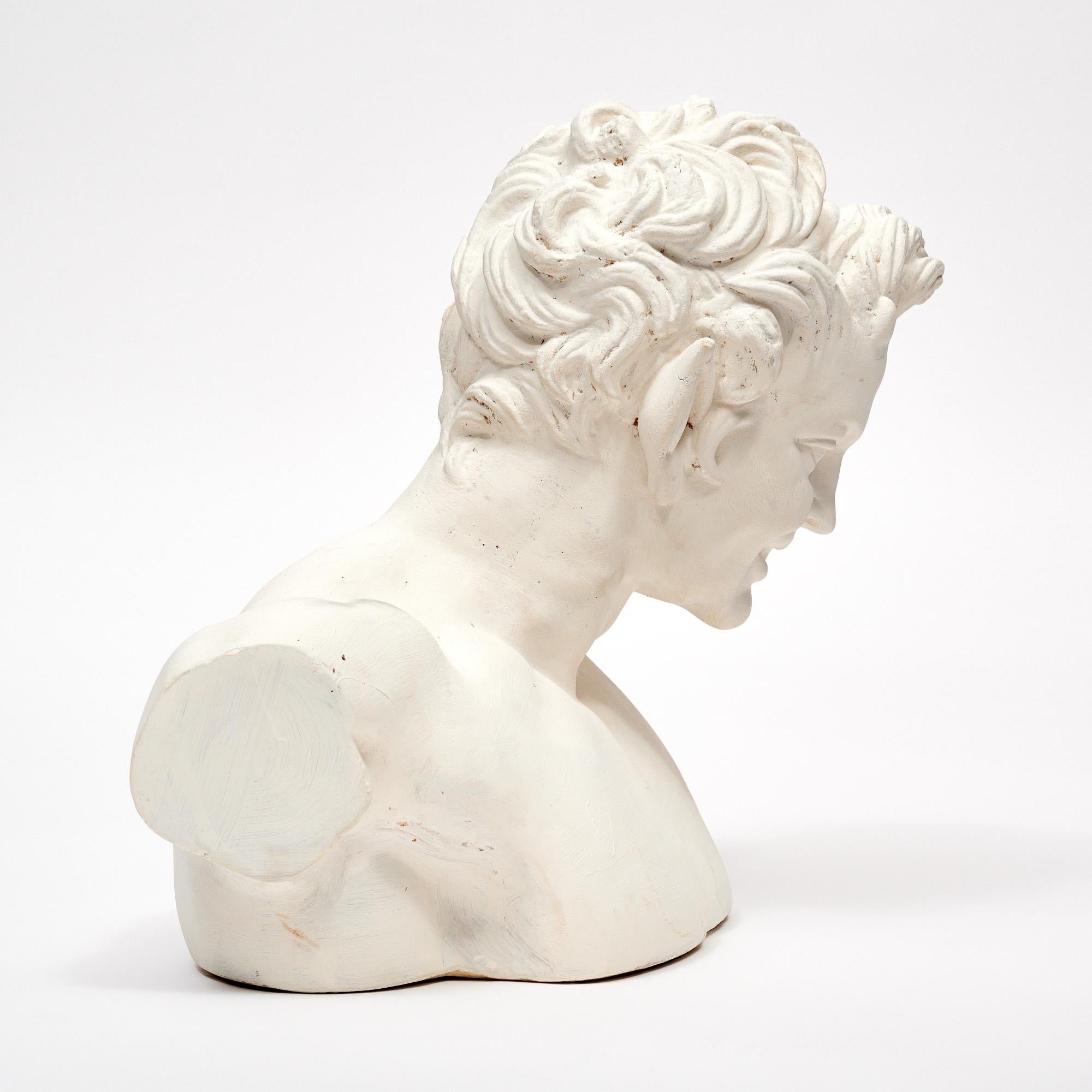 Francese Busto di fauno francese vintage in vendita