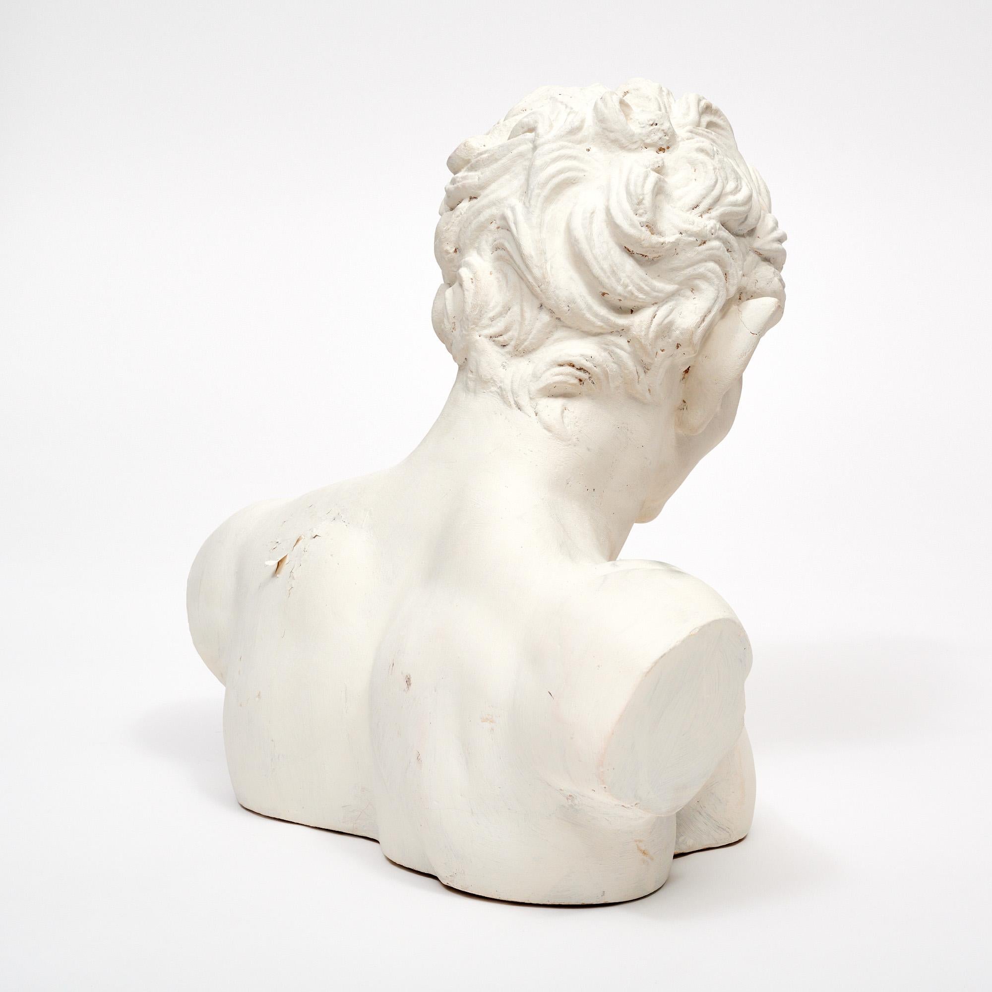 Busto di fauno francese vintage In condizioni buone in vendita a Austin, TX
