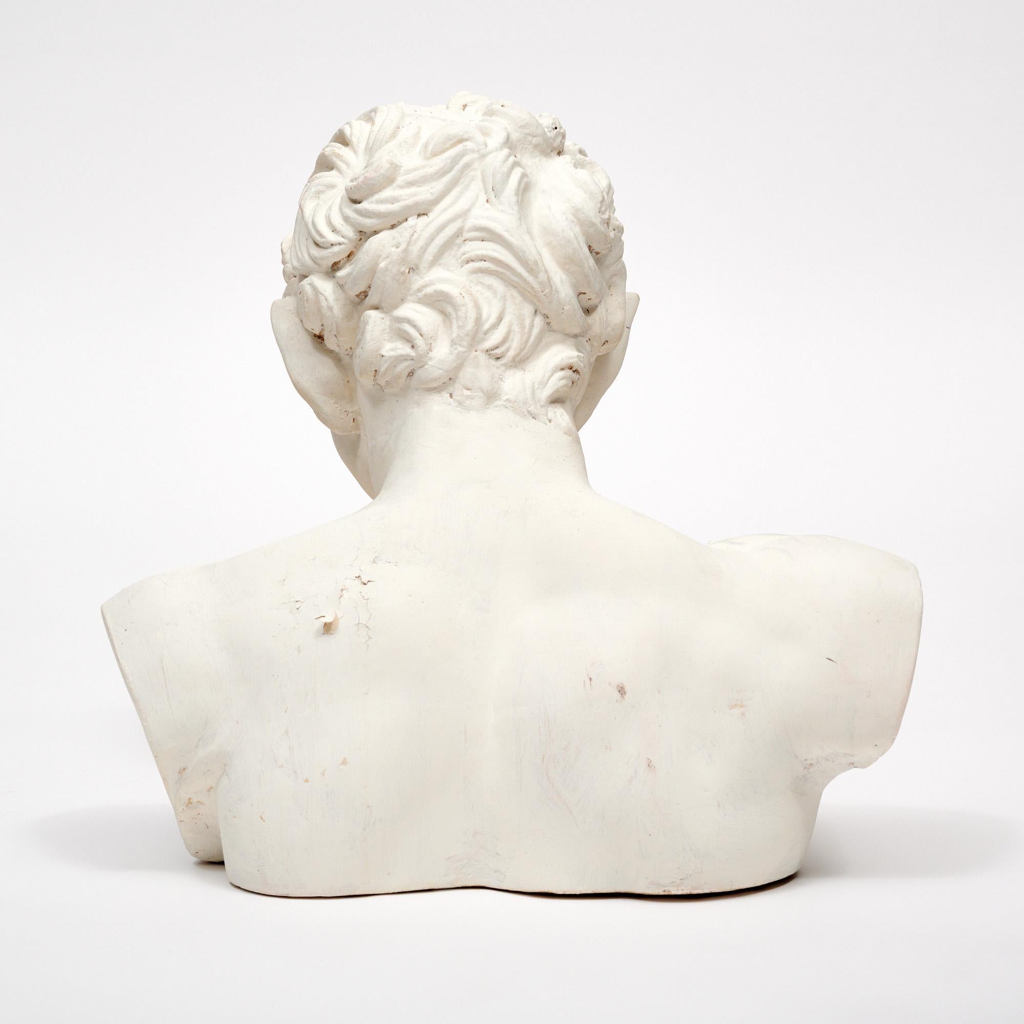 Metà XX secolo Busto di fauno francese vintage in vendita