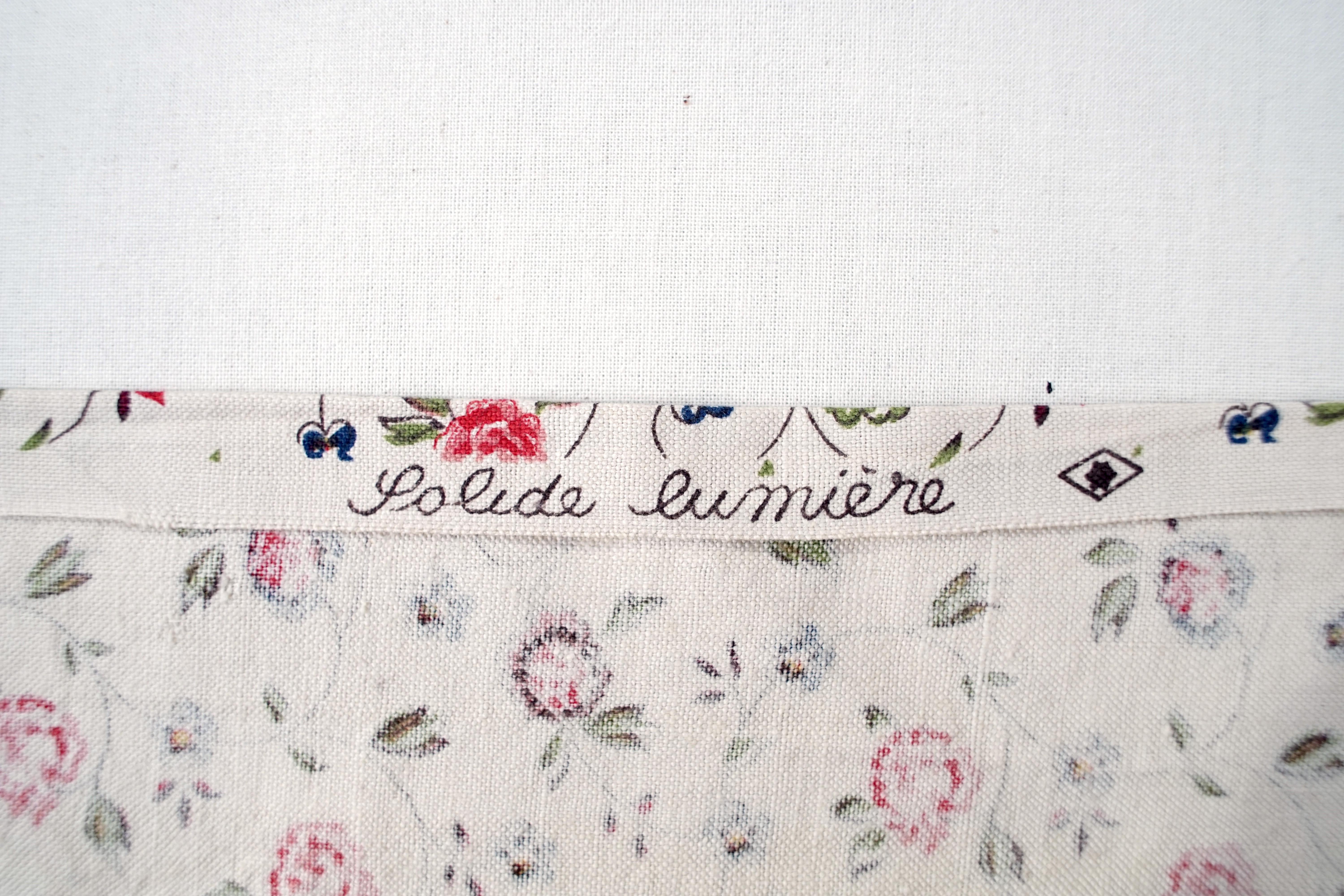 French Vintage Flower Printed Linen and Cotton Curtains For Sale 3