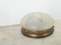 French Vintage Flush Mount Light Fixture