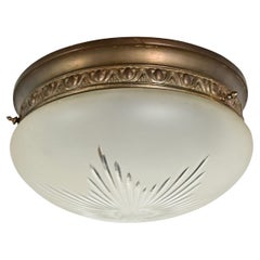 French Vintage Flush Mount Light Fixture