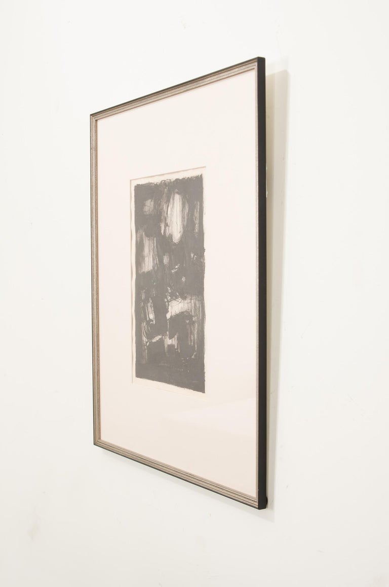 French Vintage Framed Abstract Paintings For Sale at 1stDibs