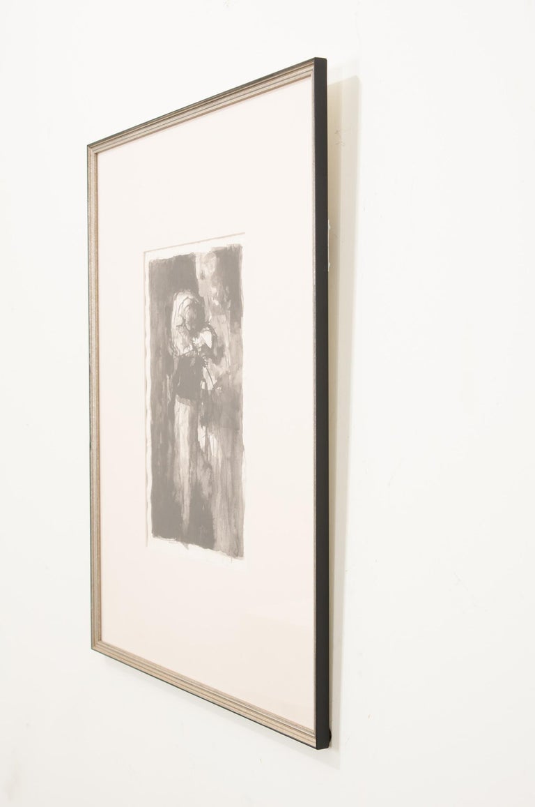 French Vintage Framed Abstract Paintings For Sale at 1stDibs