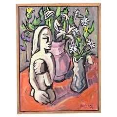 French Vintage Framed Modern Still Life