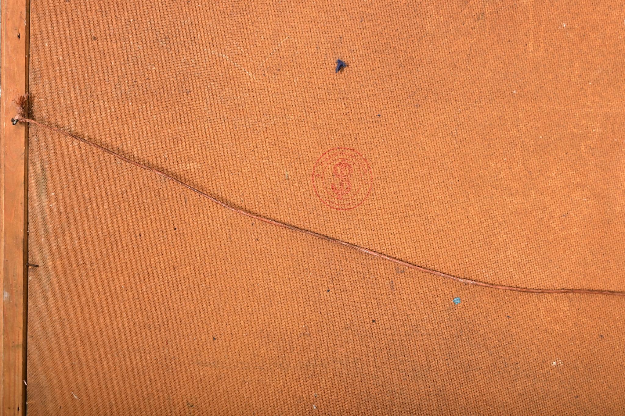 Französisch Vintage gerahmt Gemälde von Fasanen im Angebot 4