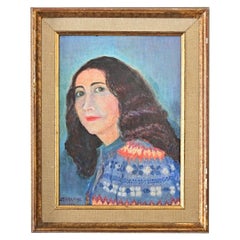 Französisch Vintage By Gerahmtes Porträt