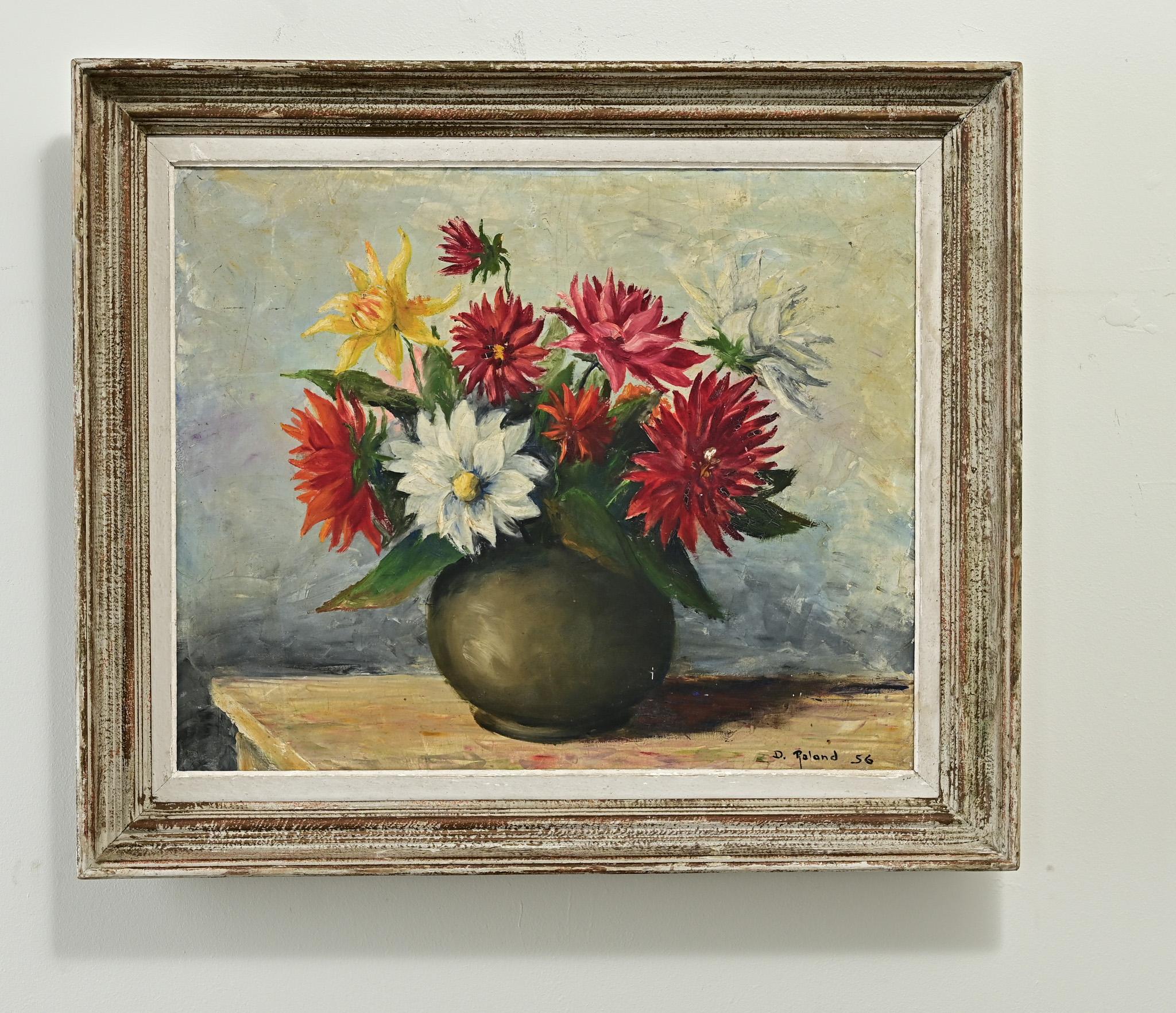 Other French Vintage Framed Still Life For Sale